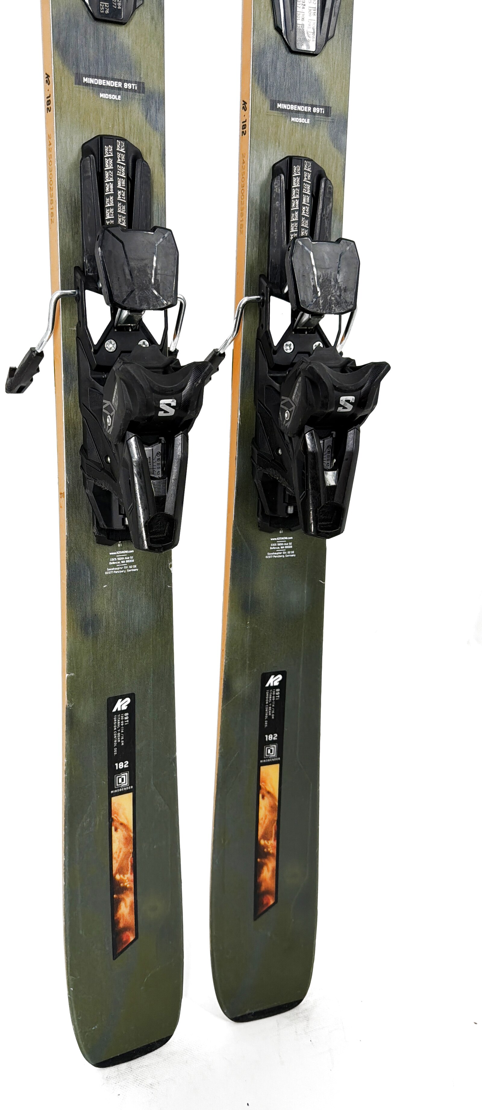 2026 K2 Mindbender 89Ti Skis Tail
