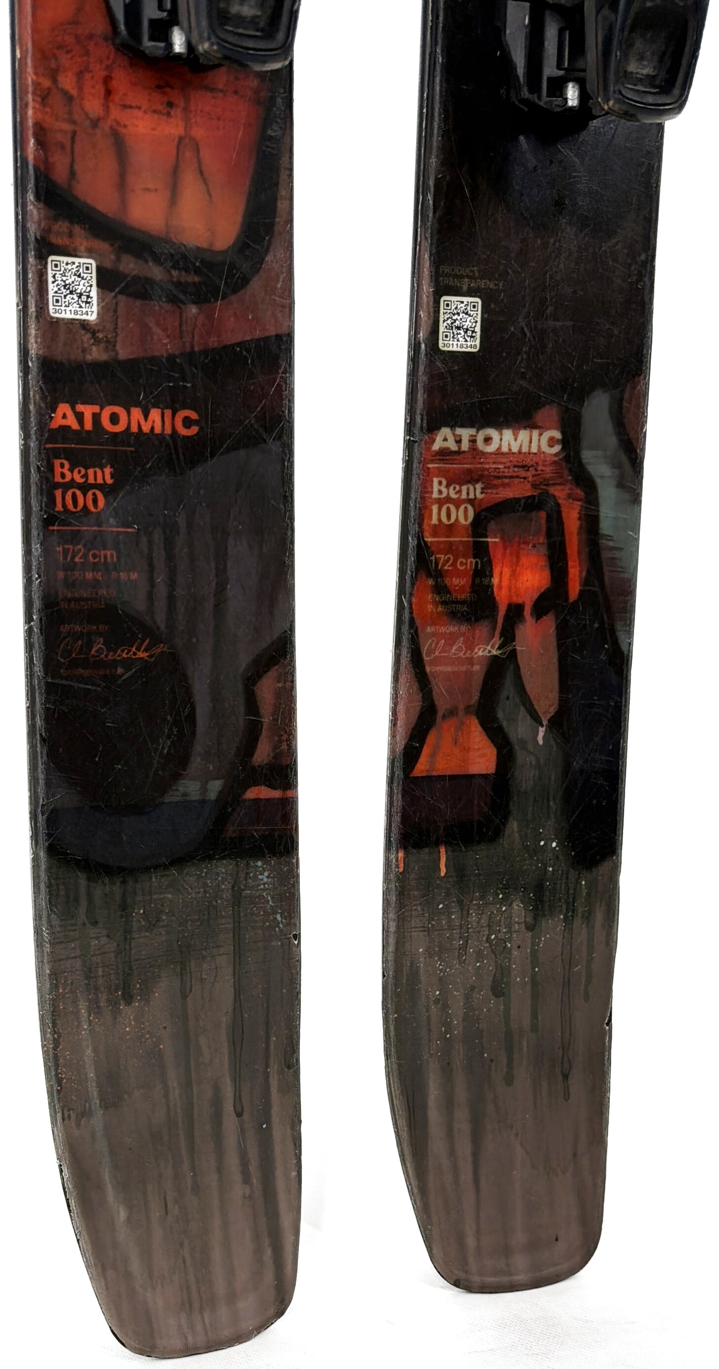 2026 Atomic Bent 100 Skis Tail