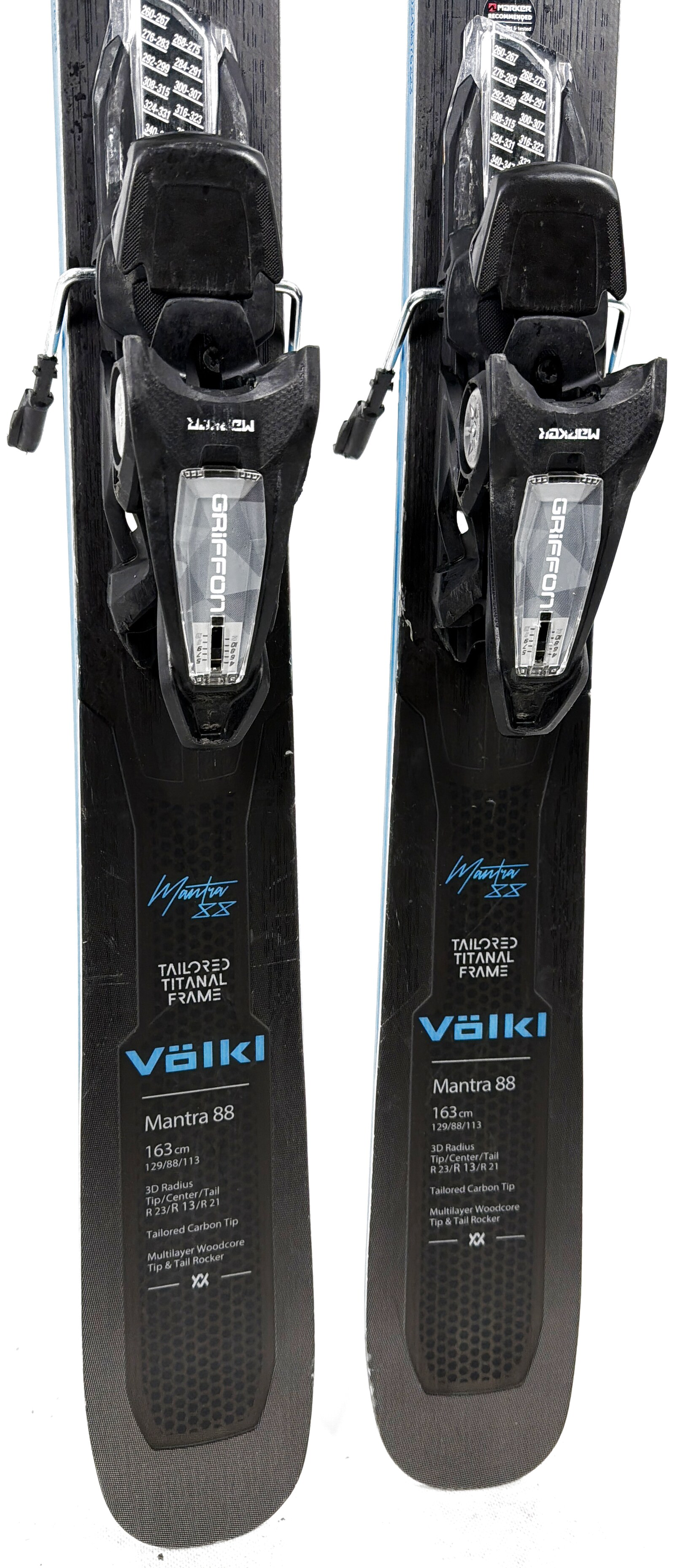 2025 Volkl Mantra 88 Skis Tail
