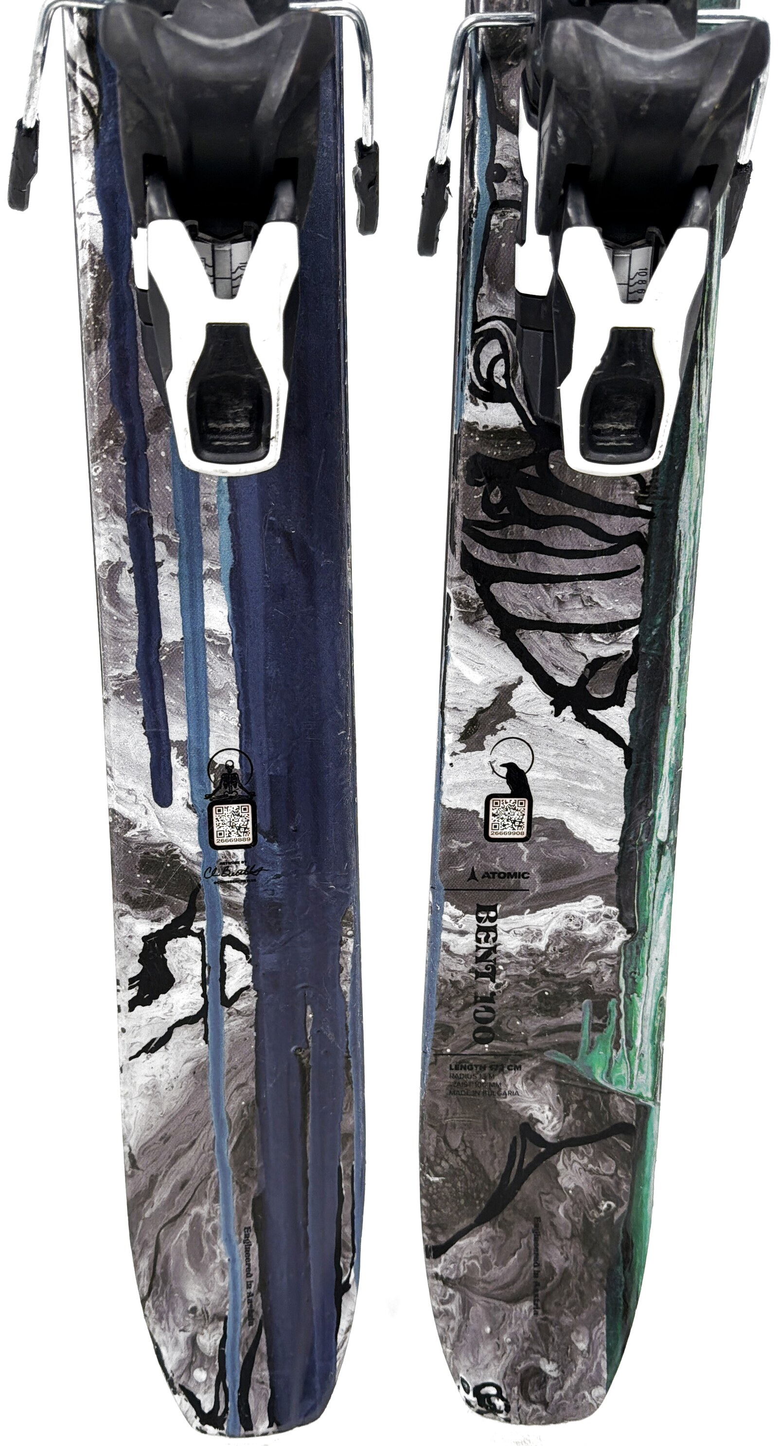 2024 Atomic Bent 100 Skis Tail