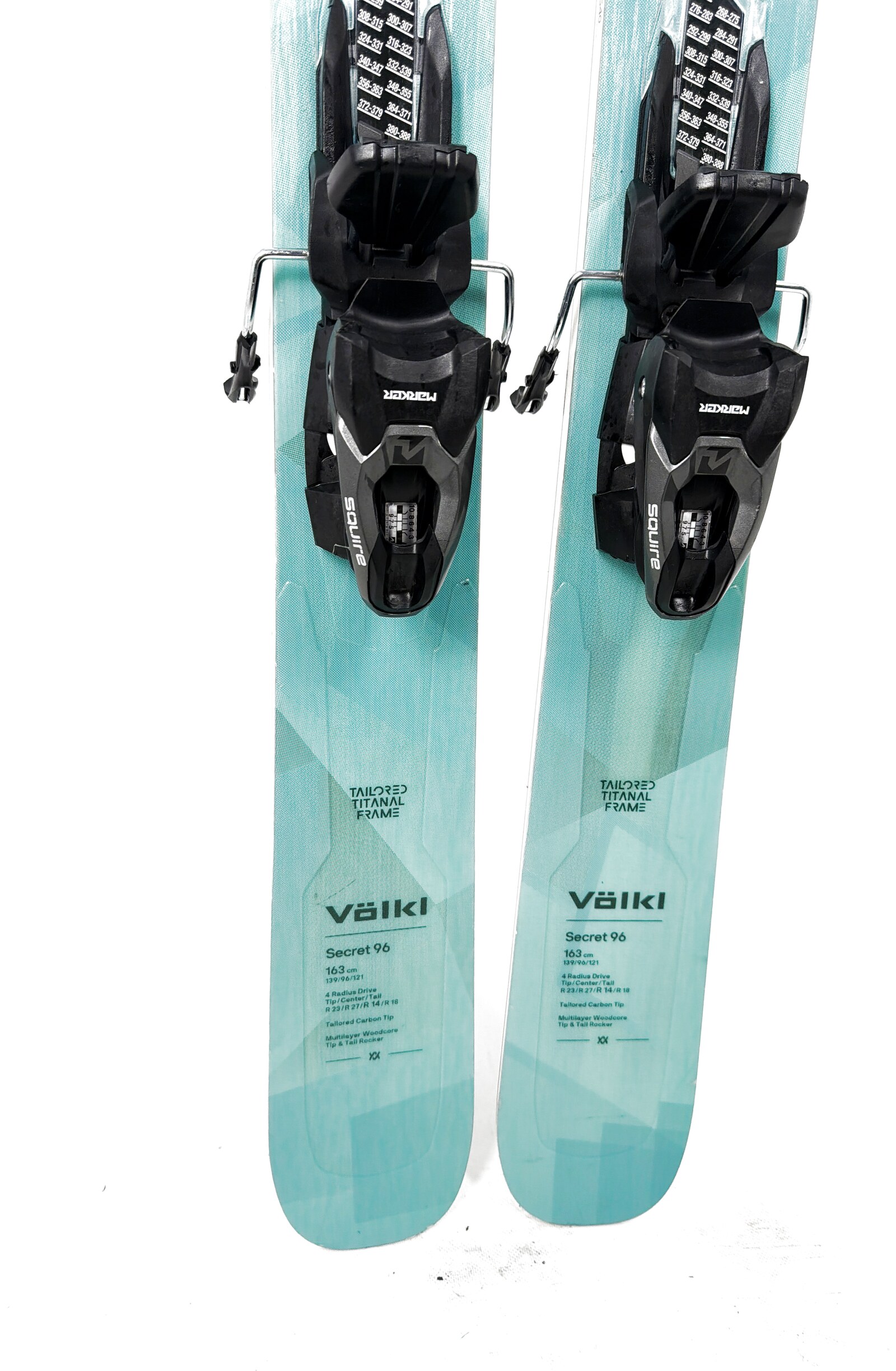 2025 Volkl Secret 96 Skis Tail