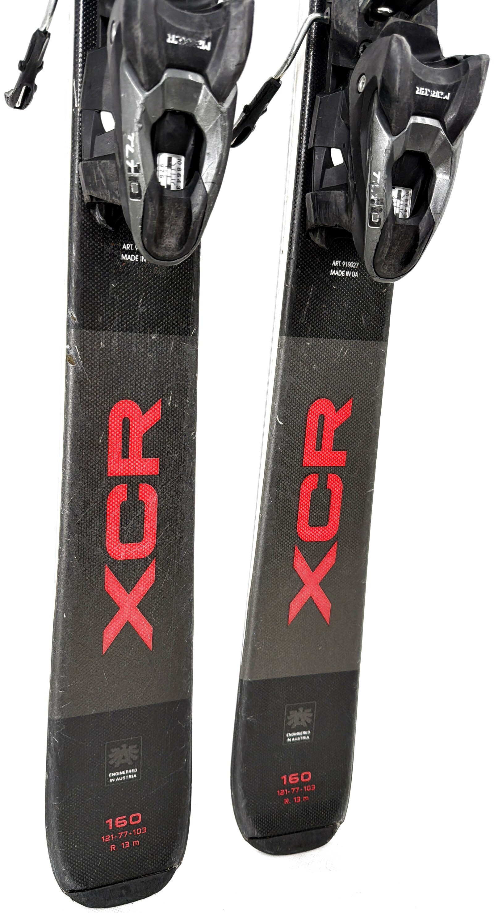 2019 Blizzard XCR 160cm Used Demo Skis w Bindings - Powder7