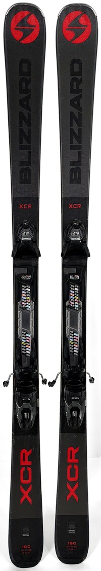 2019 Blizzard XCR 160cm Used Demo Skis w Bindings - Powder7