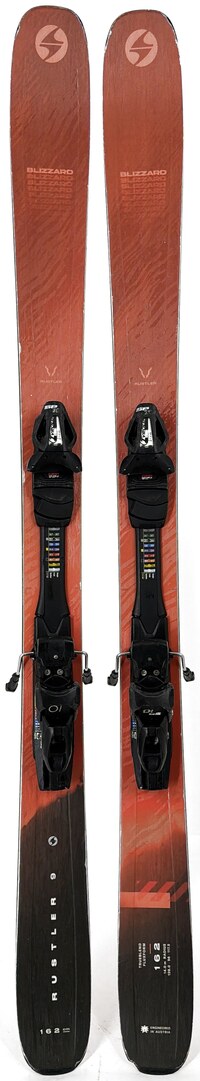2025 Blizzard Rustler 9 162cm Used Demo Skis w Bindings - Powder7