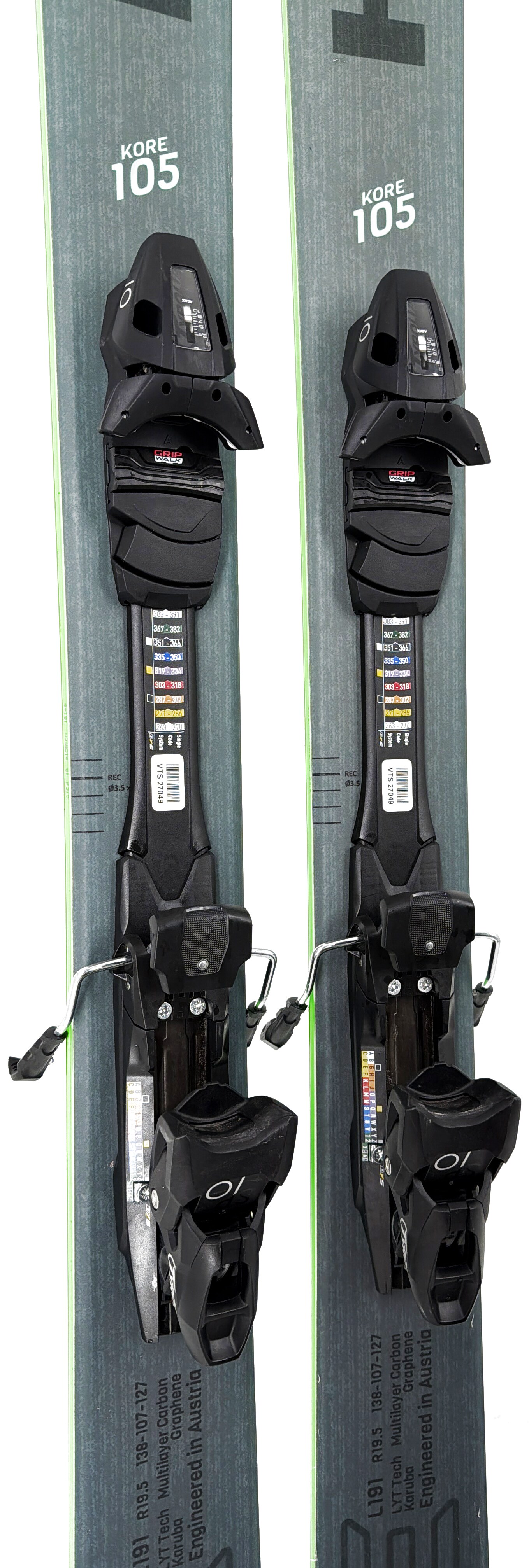 2025 Head Kore 105 Skis Mid