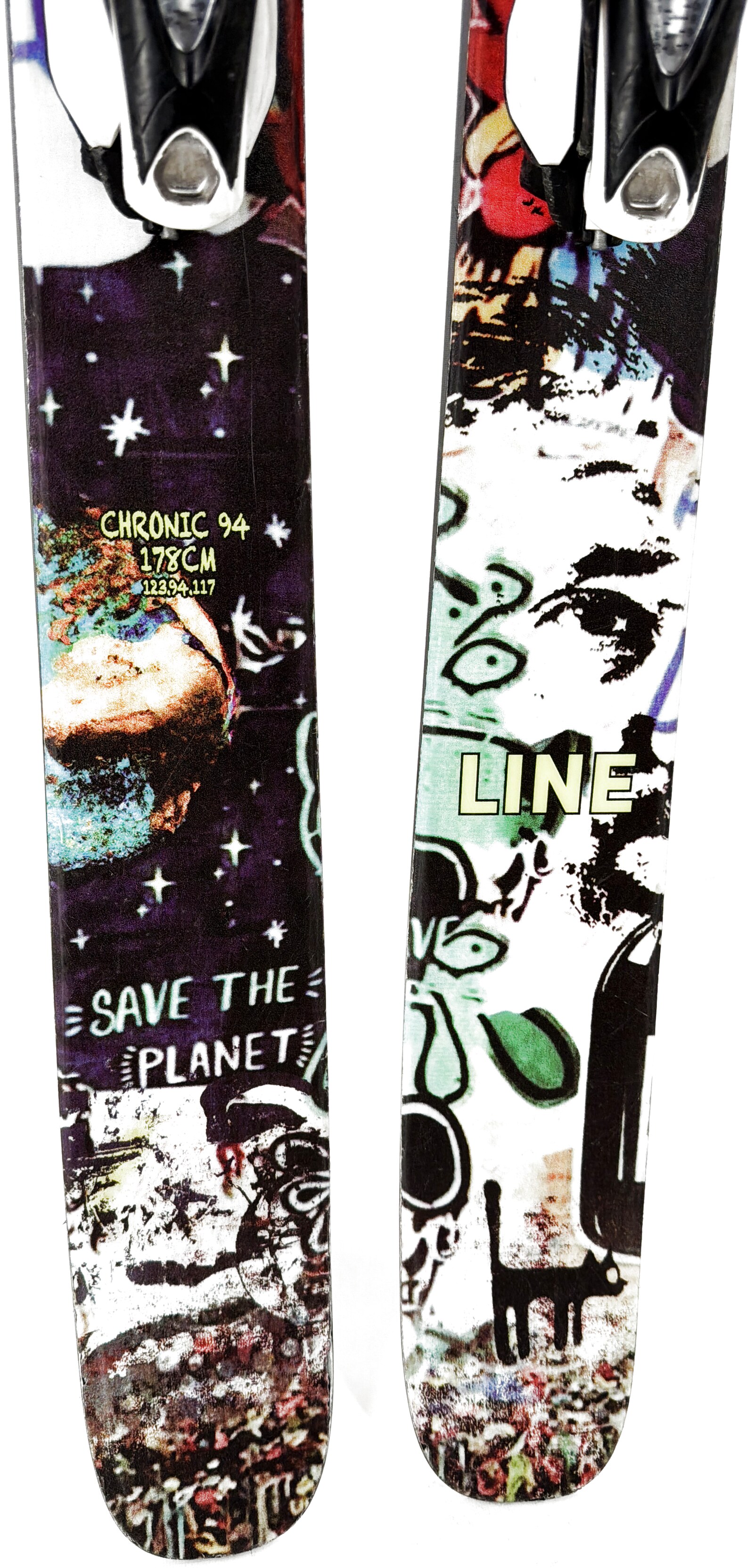 2025 Line Chronic 94 Skis Tail