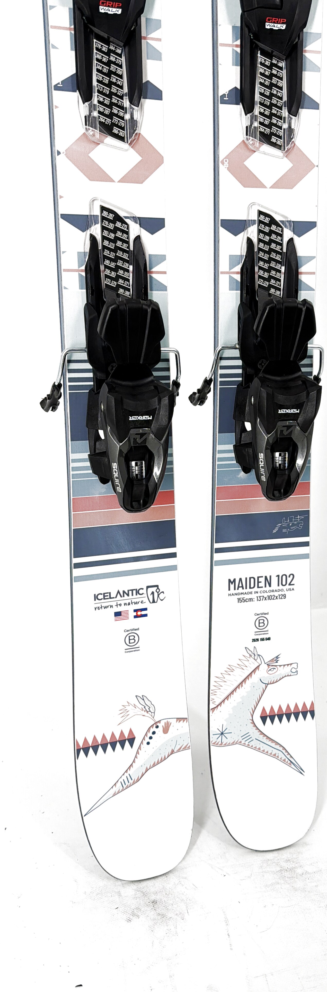2026 Icelantic Maiden 102 Skis Tail