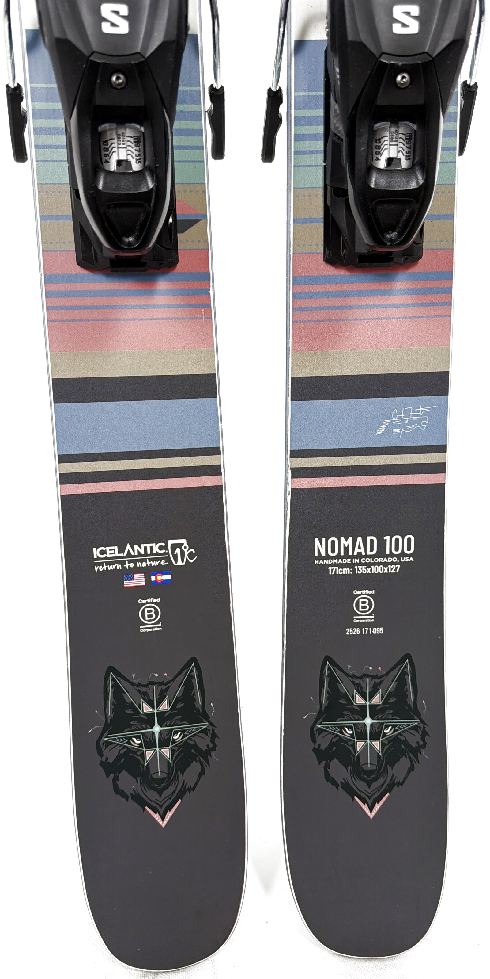 2026 Icelantic Nomad 100 Skis Tail