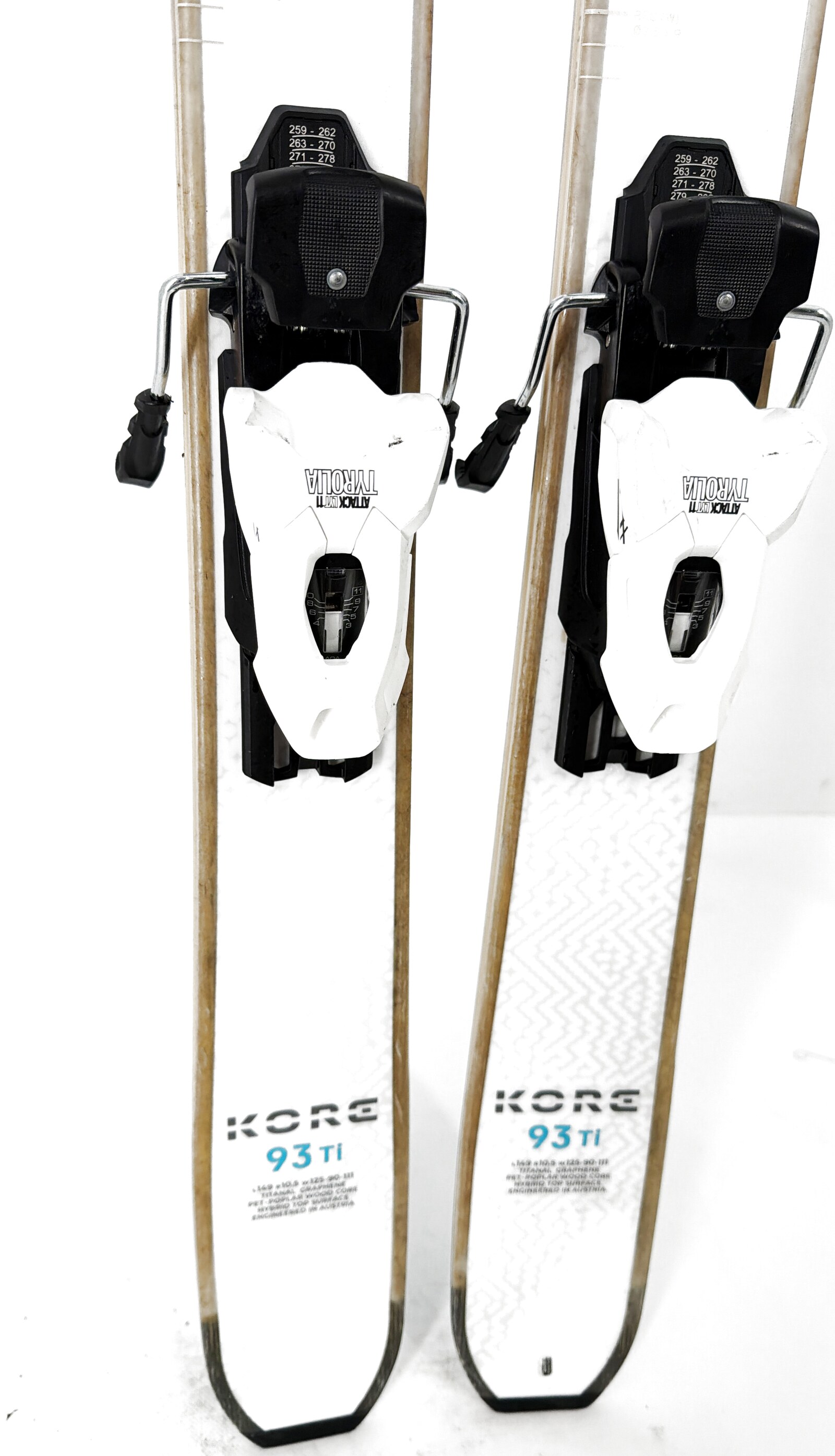 2026 Head Kore 93 Ti W Skis Tail