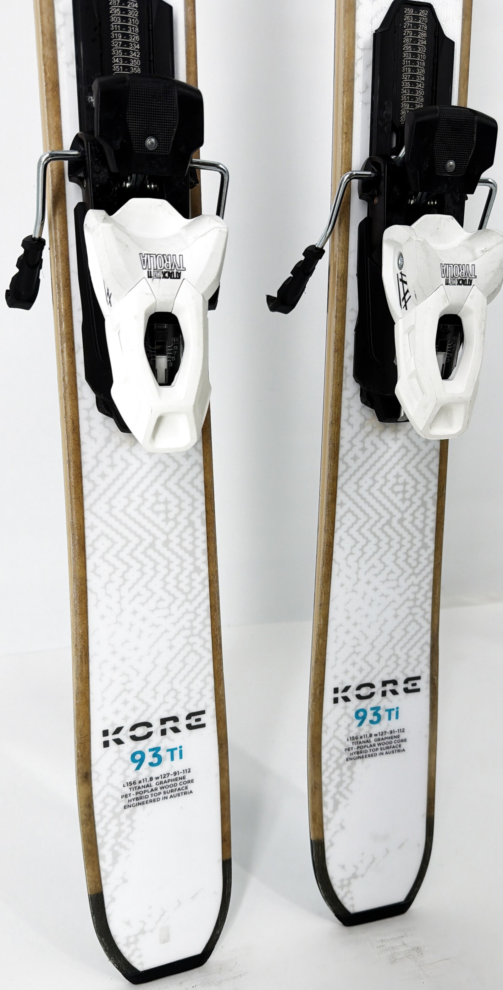 2026 Head Kore 93 Ti W Skis Tail
