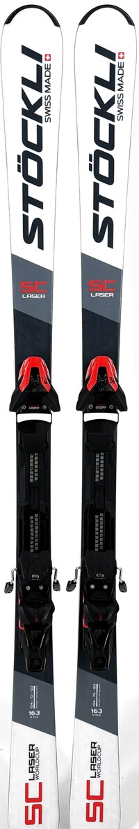 ストックリーSTÖCKLI SC LASER 163cm 2023 Stockli Laser SC 163cm Used Demo Skis w Bindings - Powder7
