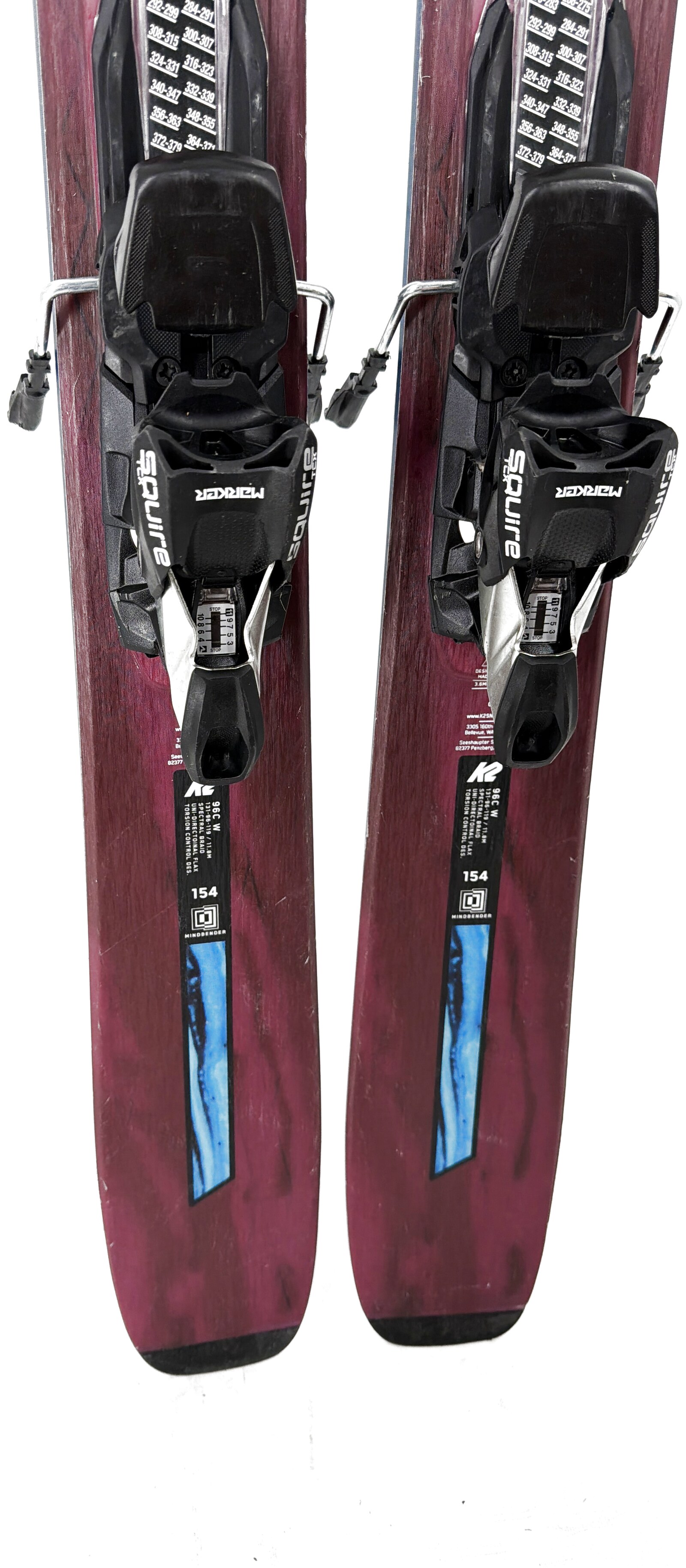 2026 K2 Mindbender 96C W Skis Tail