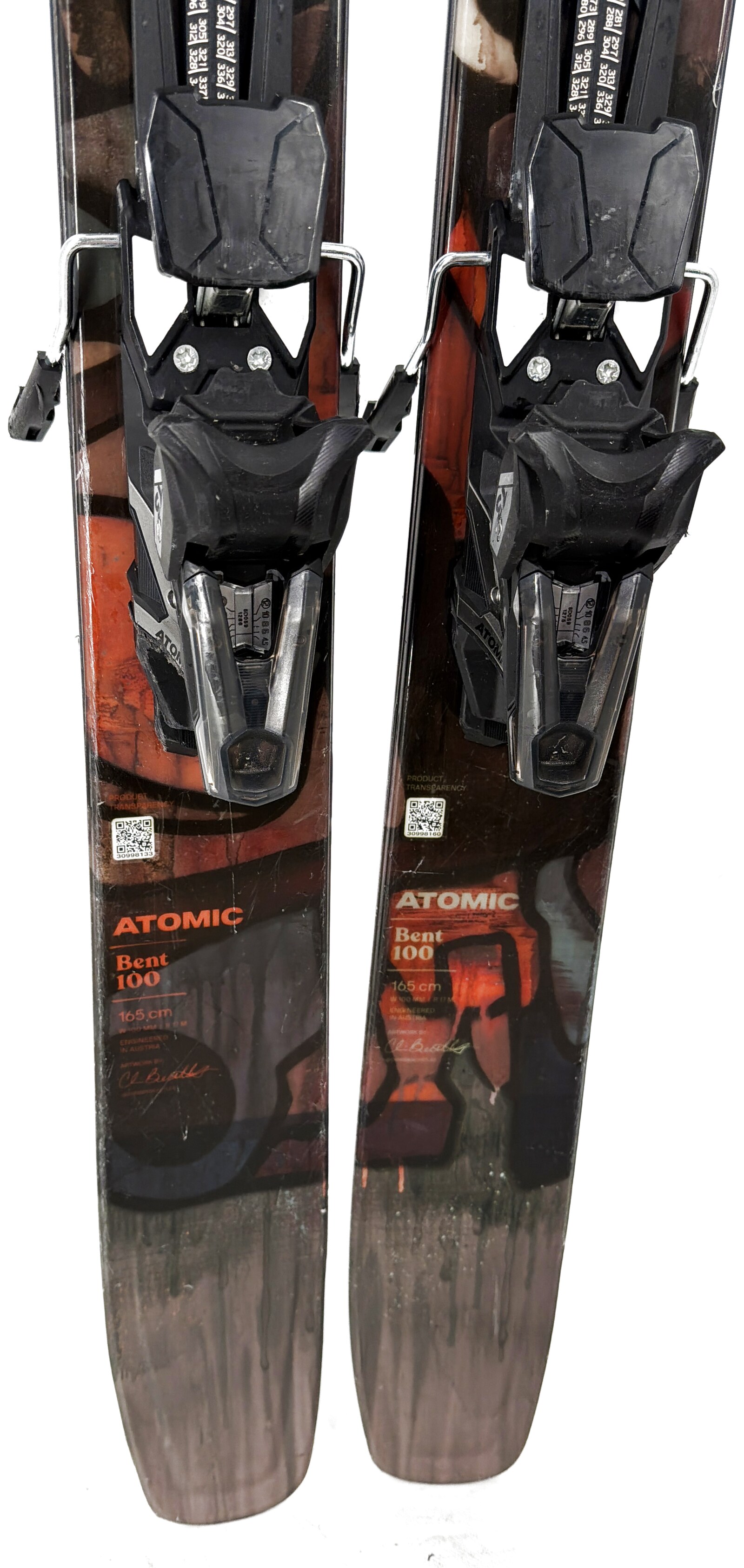2026 Atomic Bent 100 Skis Tail