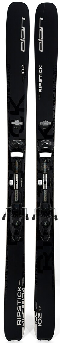 2026 Elan Ripstick 102 Black Edition Skis Topsheets