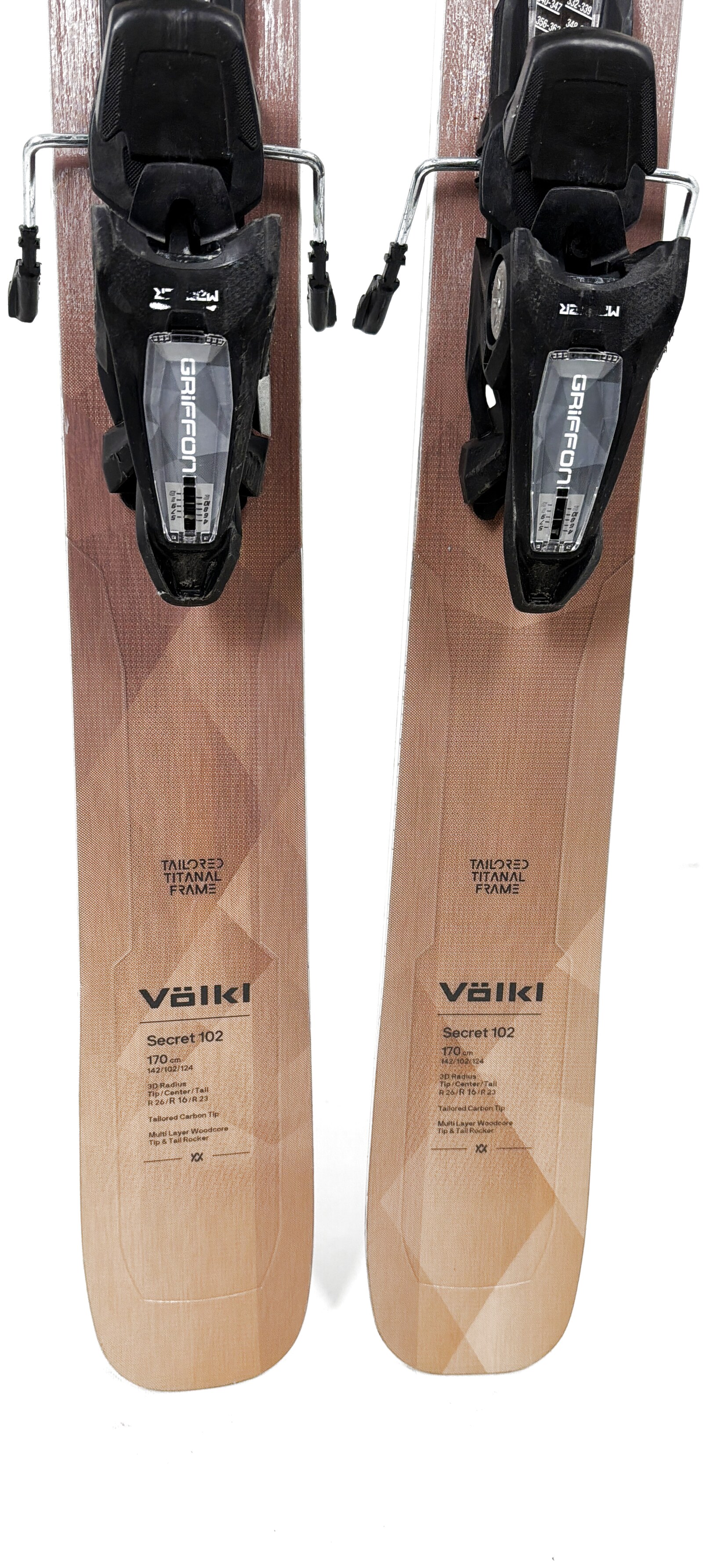 2025 Volkl Secret 102 Skis Tail