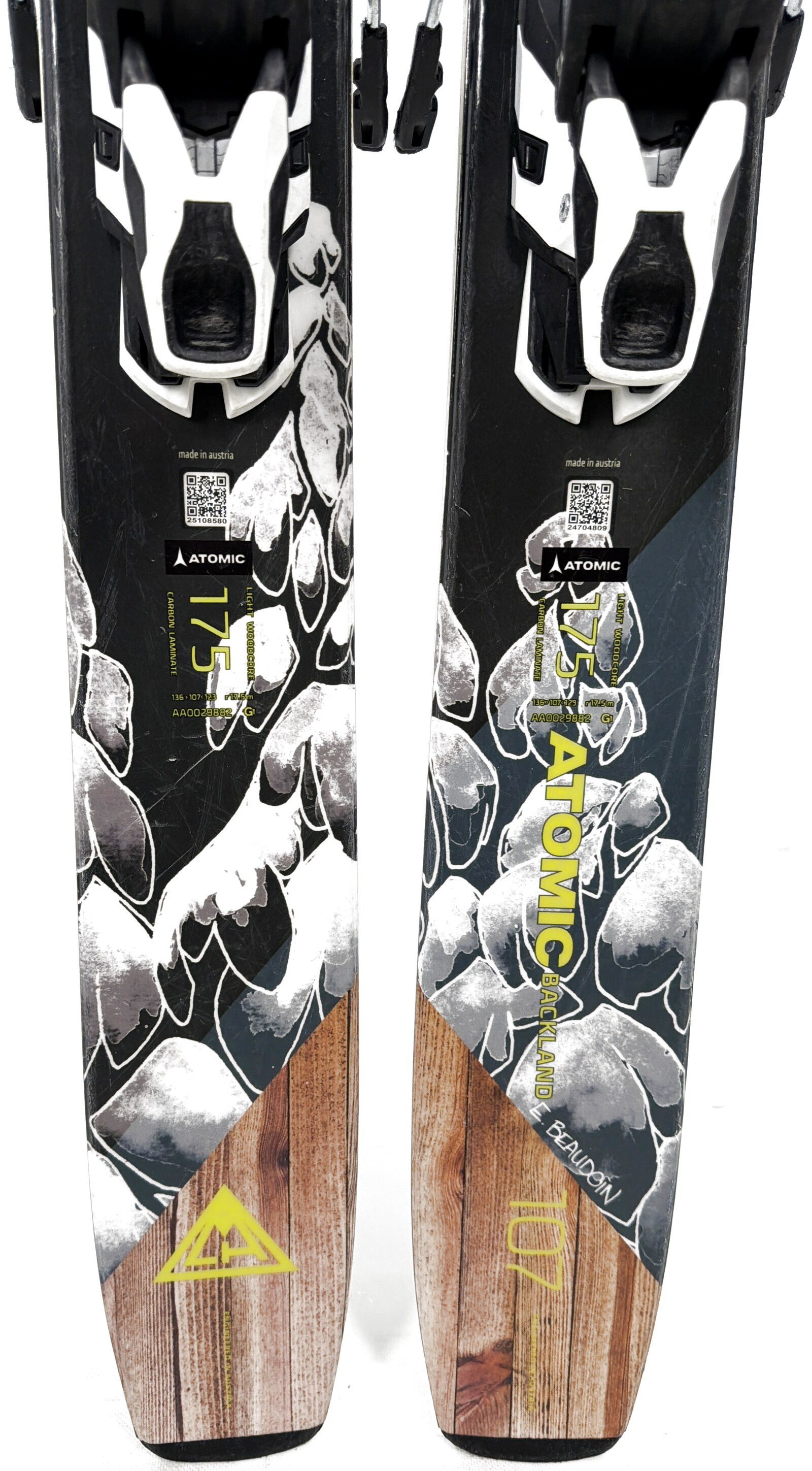 2023 Atomic Backland 107 Skis Tail