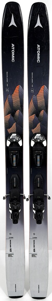2024 Atomic Backland 117 Skis Topsheets