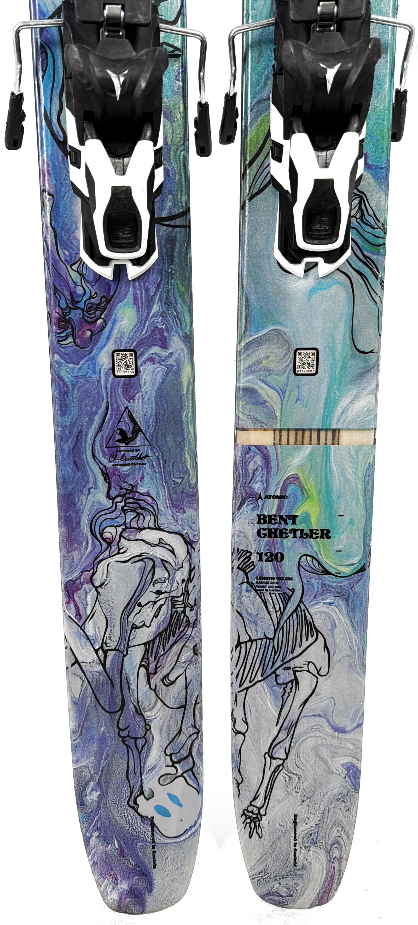 2023 Atomic Bent Chetler 120 Skis Tail
