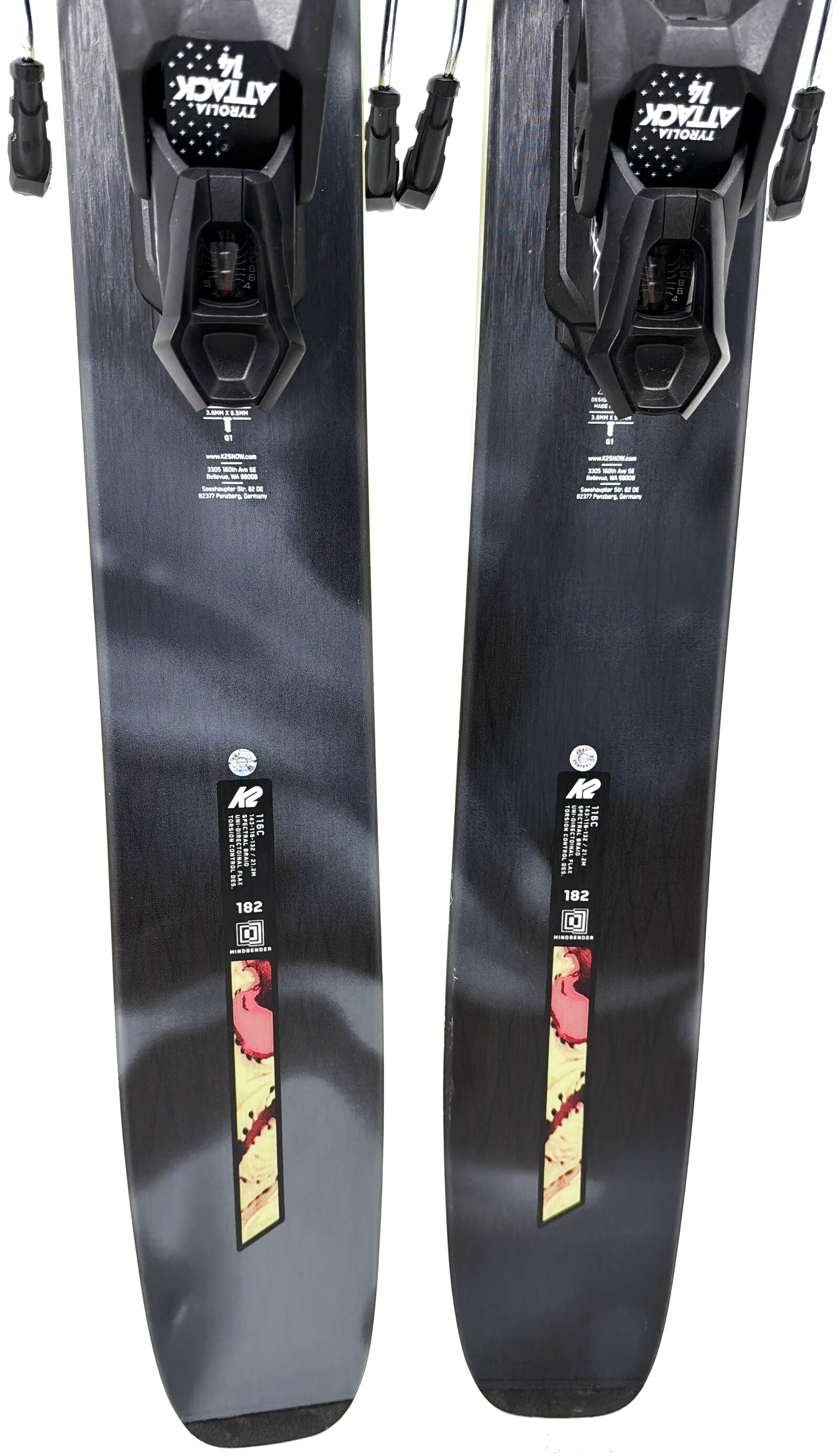 2026 K2 Mindbender 116 C Skis Tail