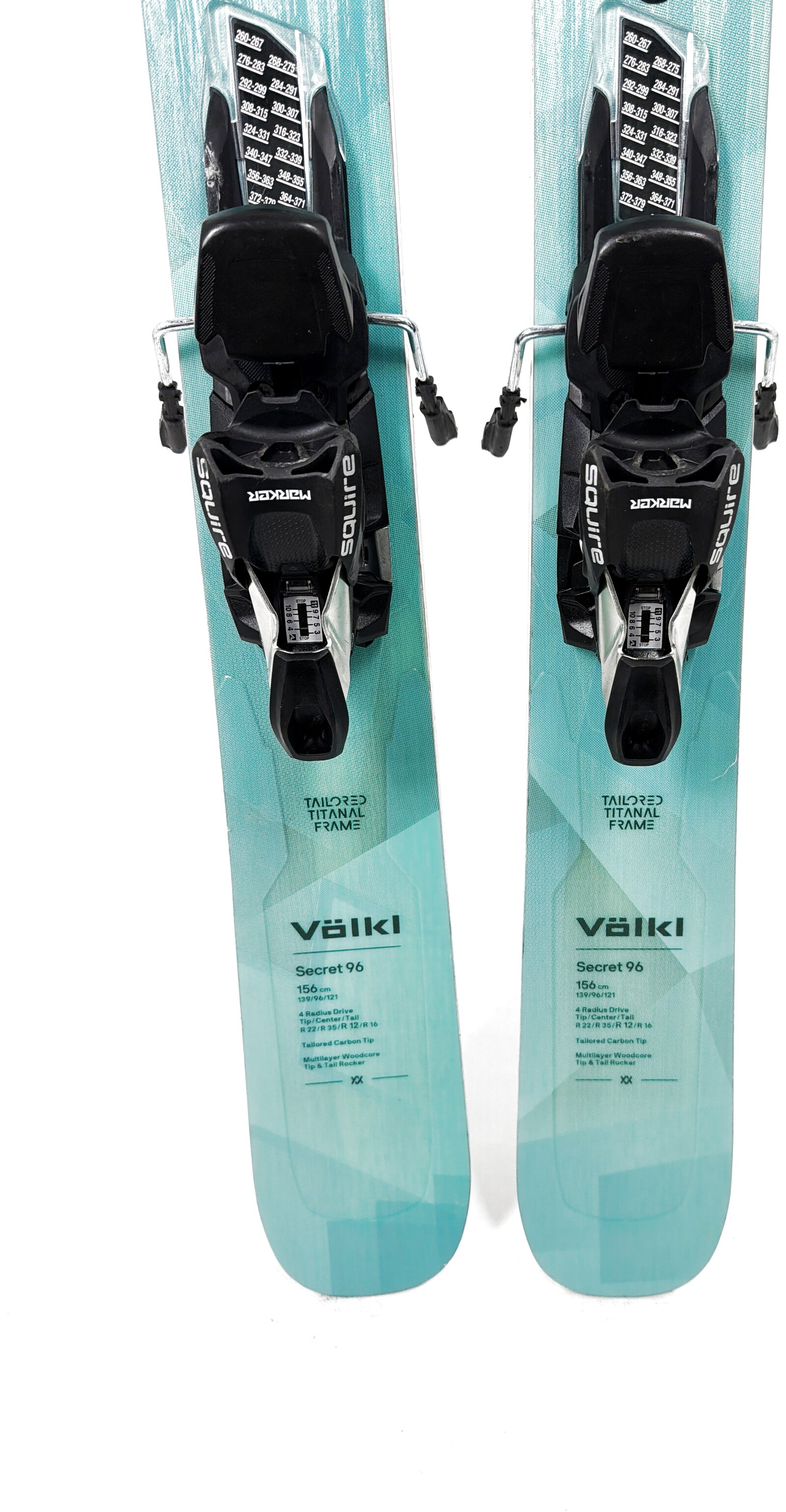 2025 Volkl Secret 96 Skis Tail