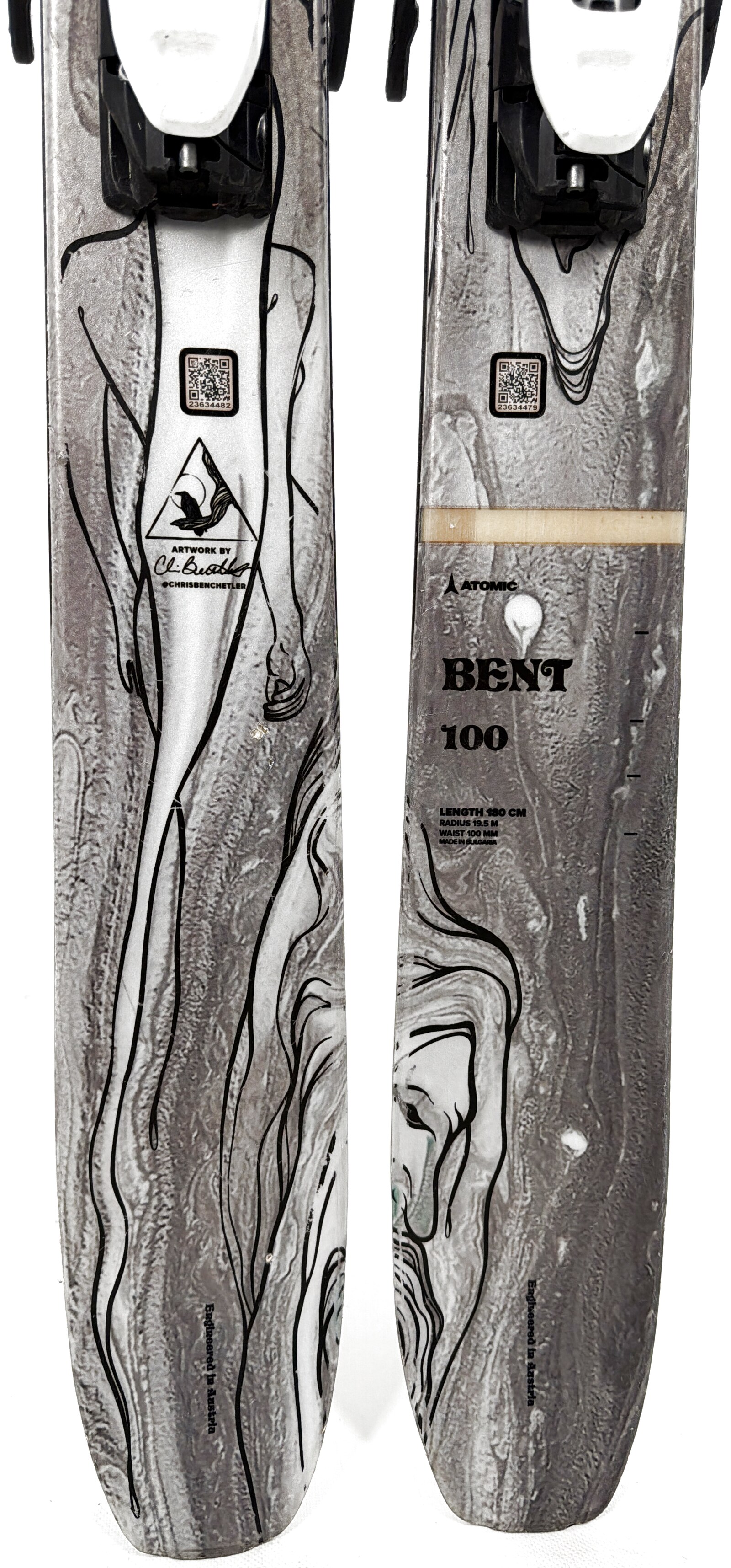2023 Atomic Bent 100 Skis Tail