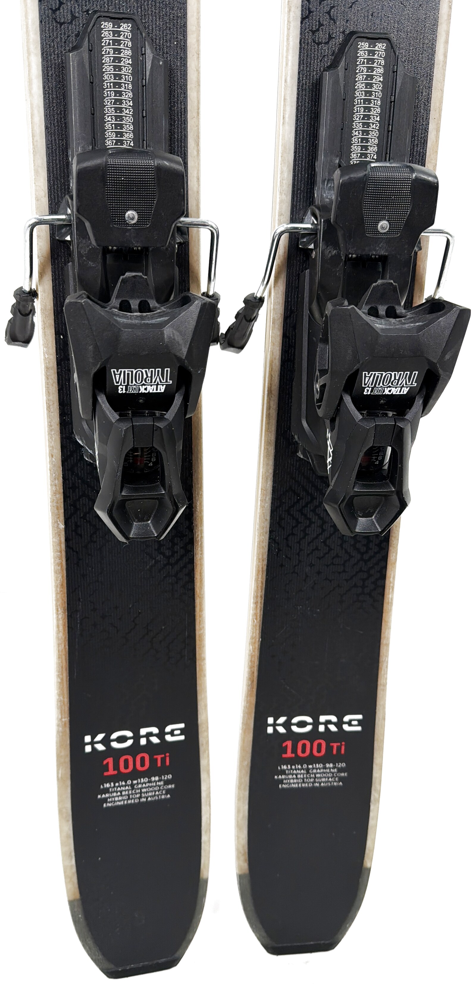 2026 Head Kore 100 Ti Skis Tail