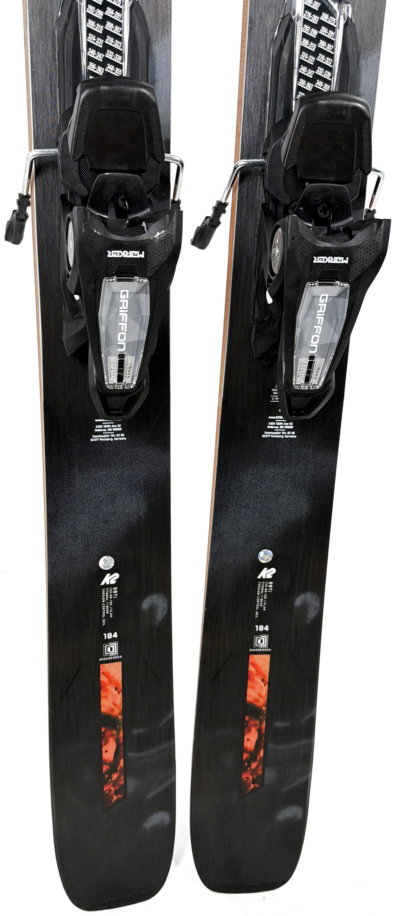 2026 K2 Mindbender 99Ti Skis Tail
