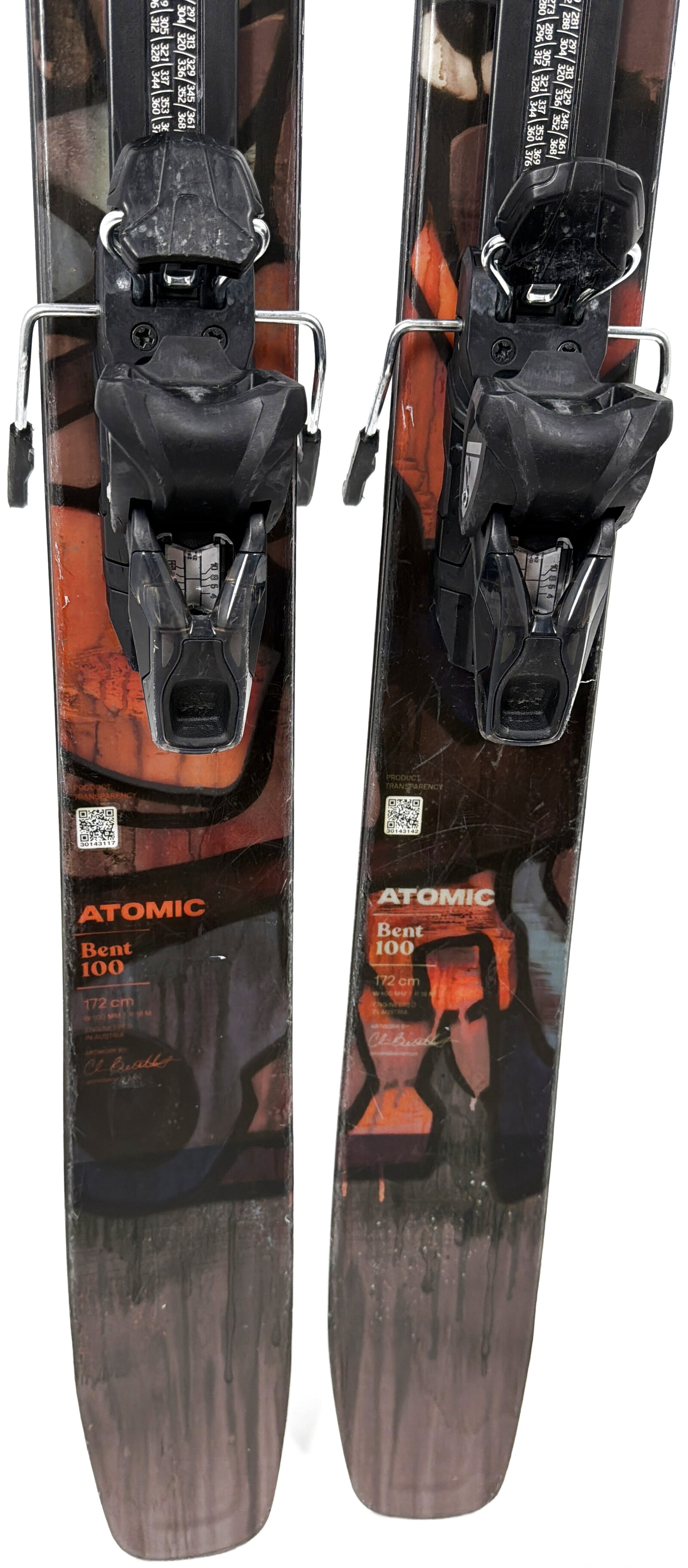2026 Atomic Bent 100 Skis Tail