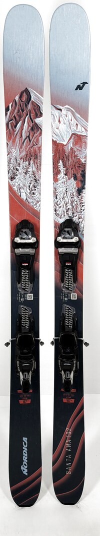 2025 Nordica Santa Ana 102 Skis Topsheets