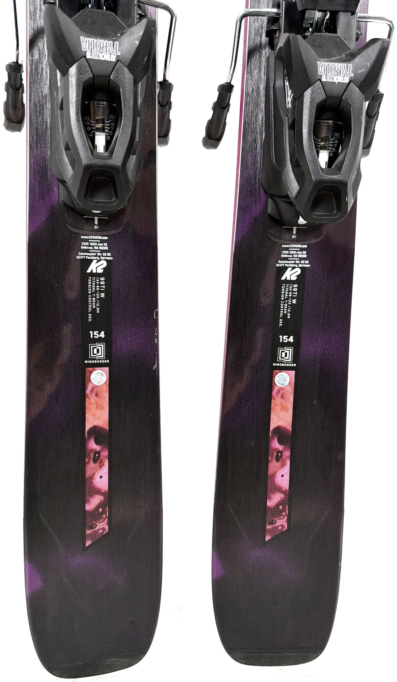 2026 K2 Mindbender 99Ti W Skis Tail