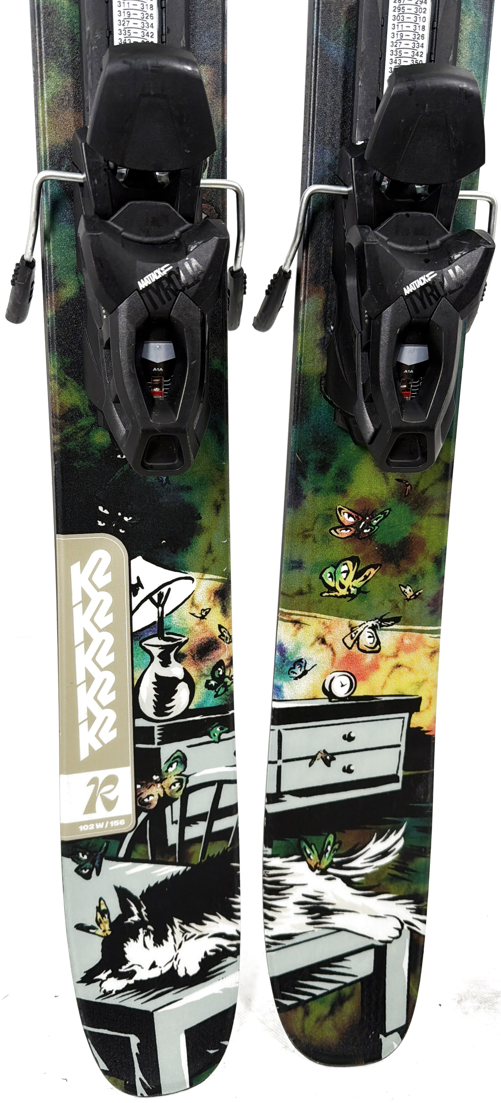2025 K2 Reckoner 102 W Skis Tail