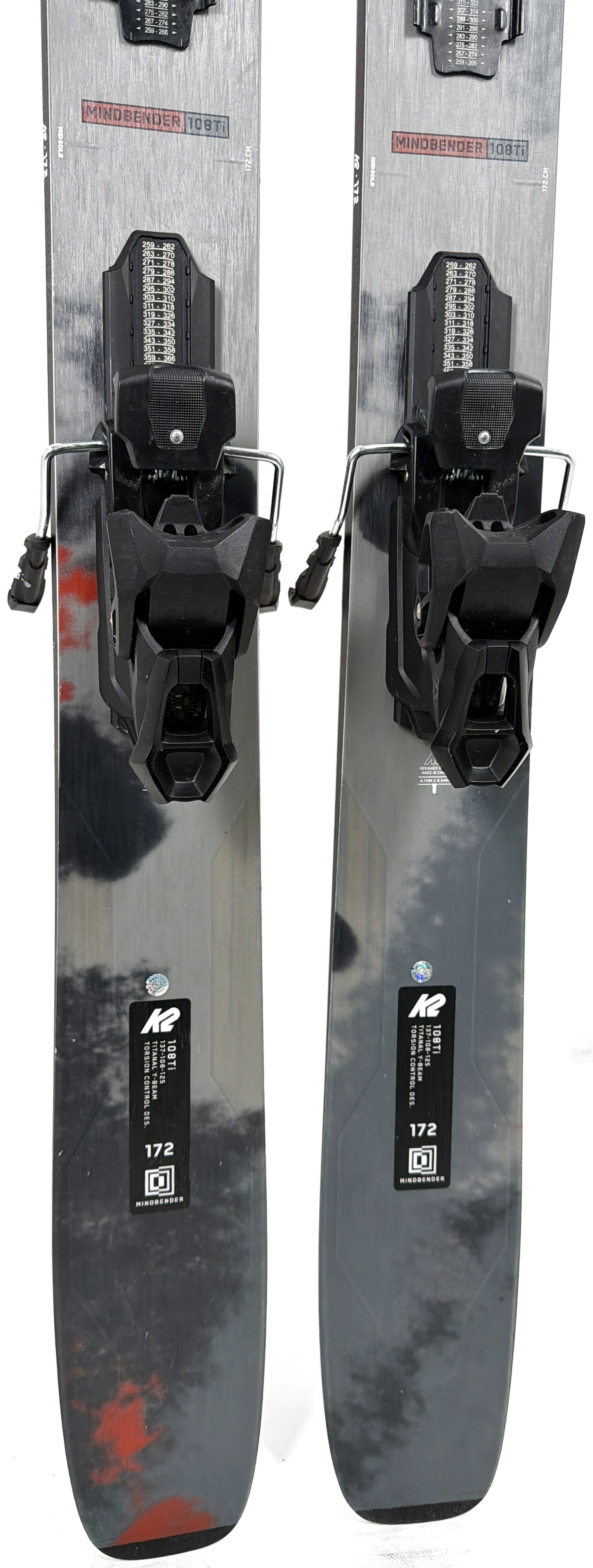 2025 K2 Mindbender 108Ti Skis Tail