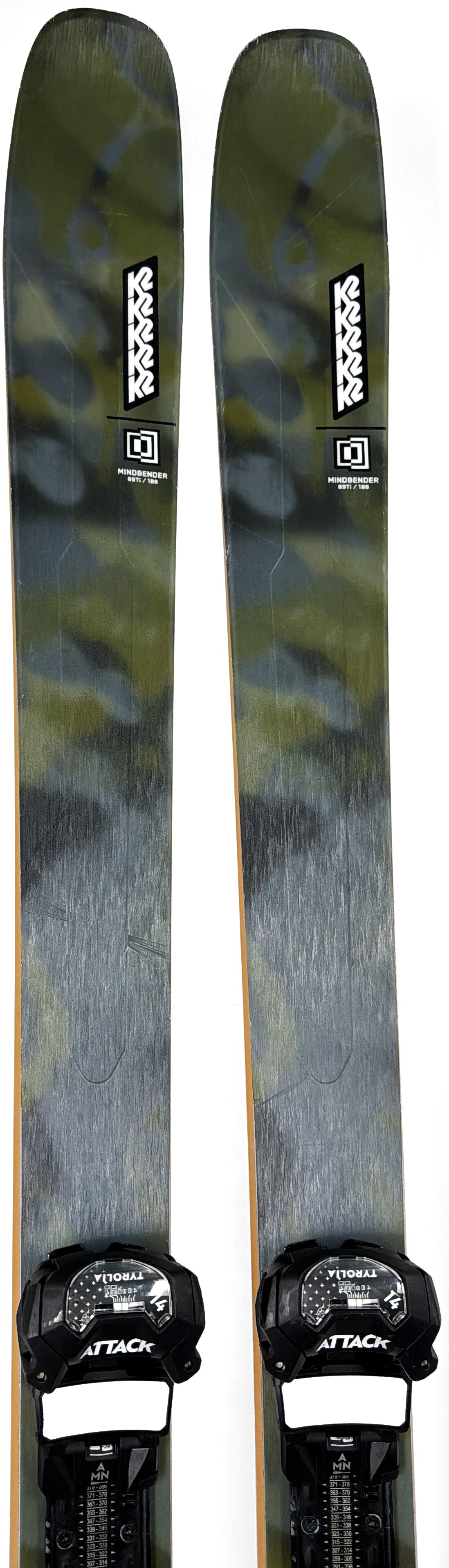2026 K2 Mindbender 89Ti Skis Tip