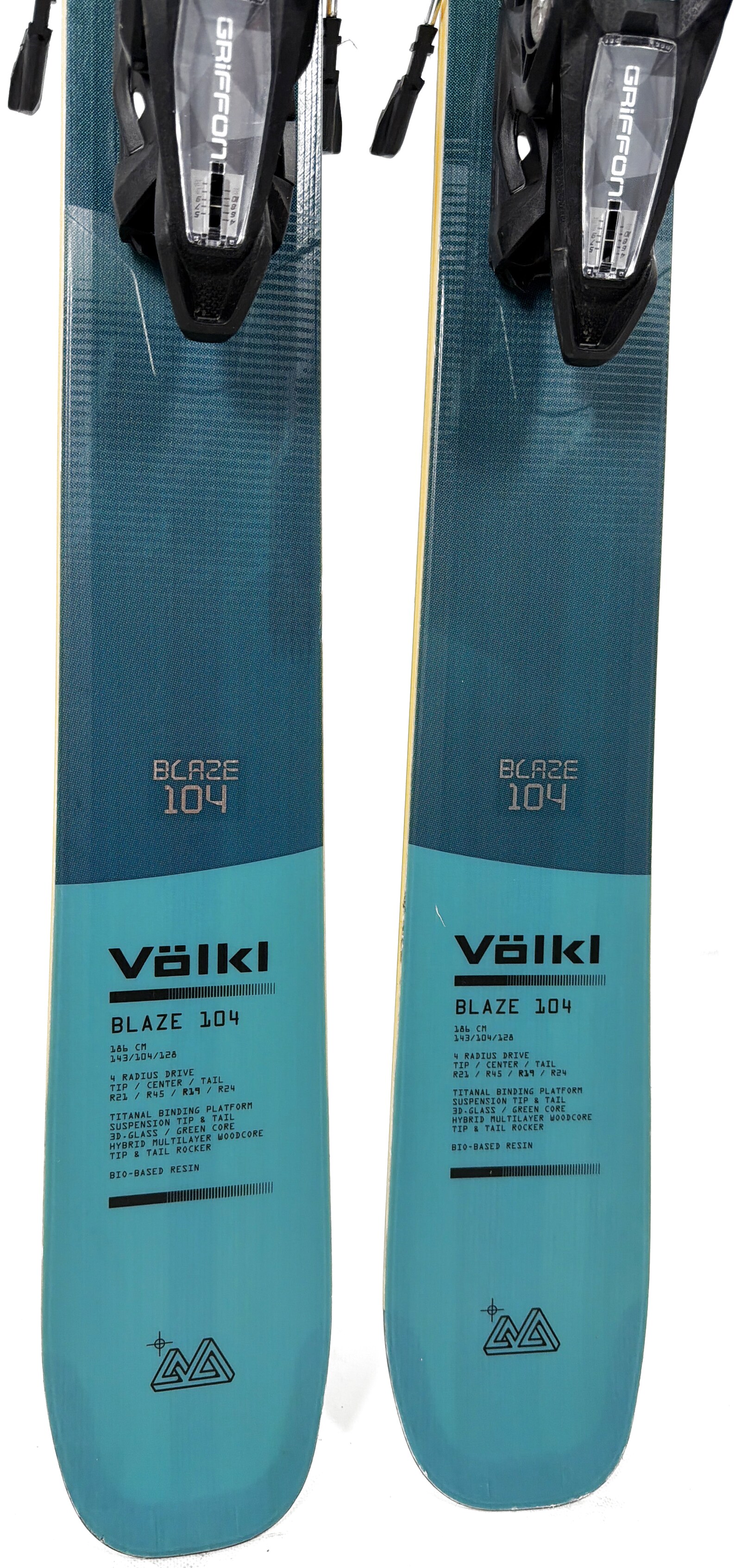 2027 Volkl Blaze 104 Skis Tail