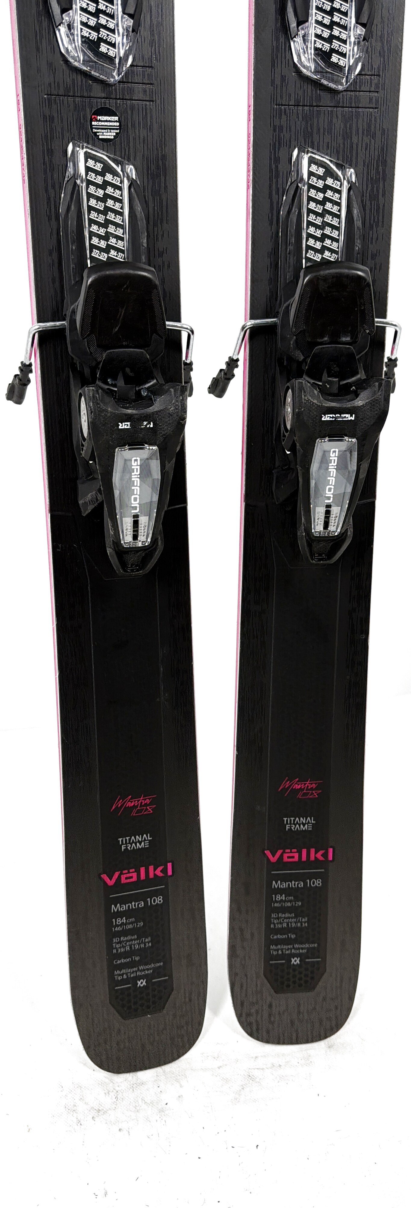 2025 Volkl Mantra 108 Skis Tail