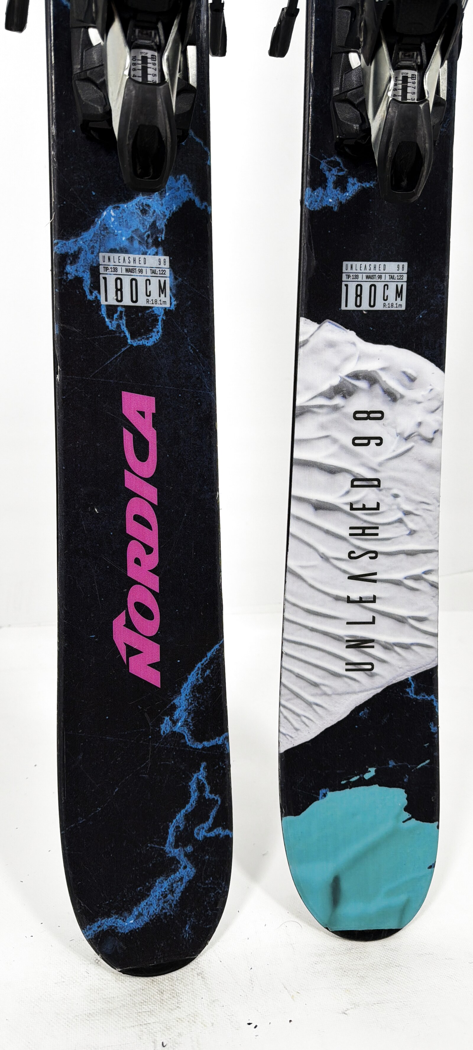 2025 Nordica Unleashed 98 Skis Tail
