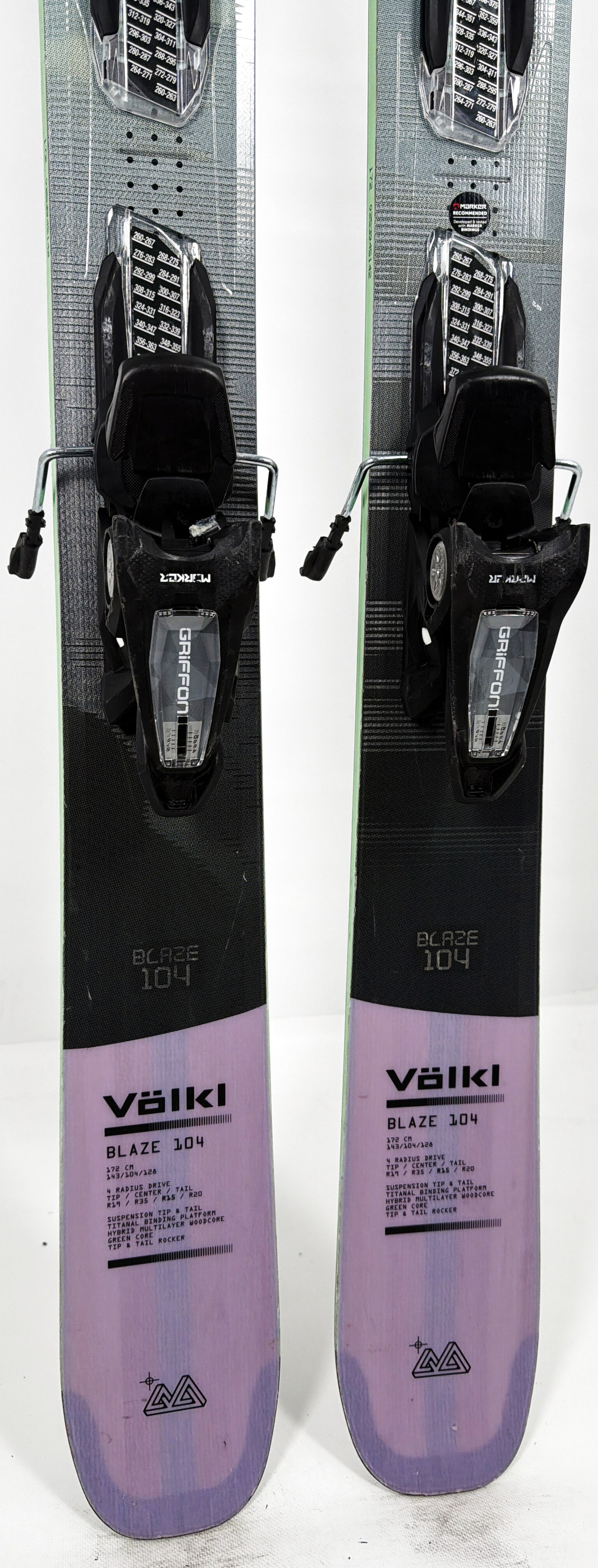 2026 Volkl Blaze 104 Skis Tail