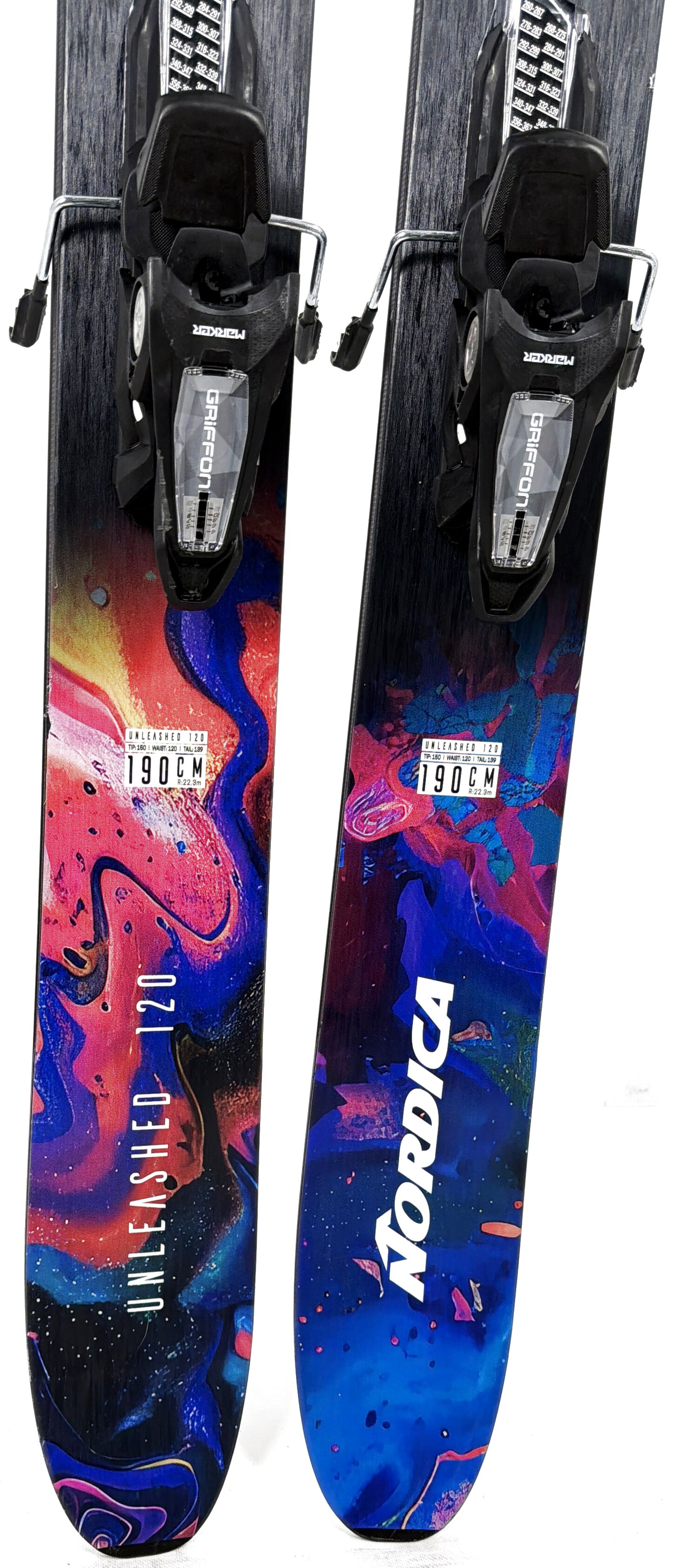 2026 Nordica Unleashed 120 Skis Tail