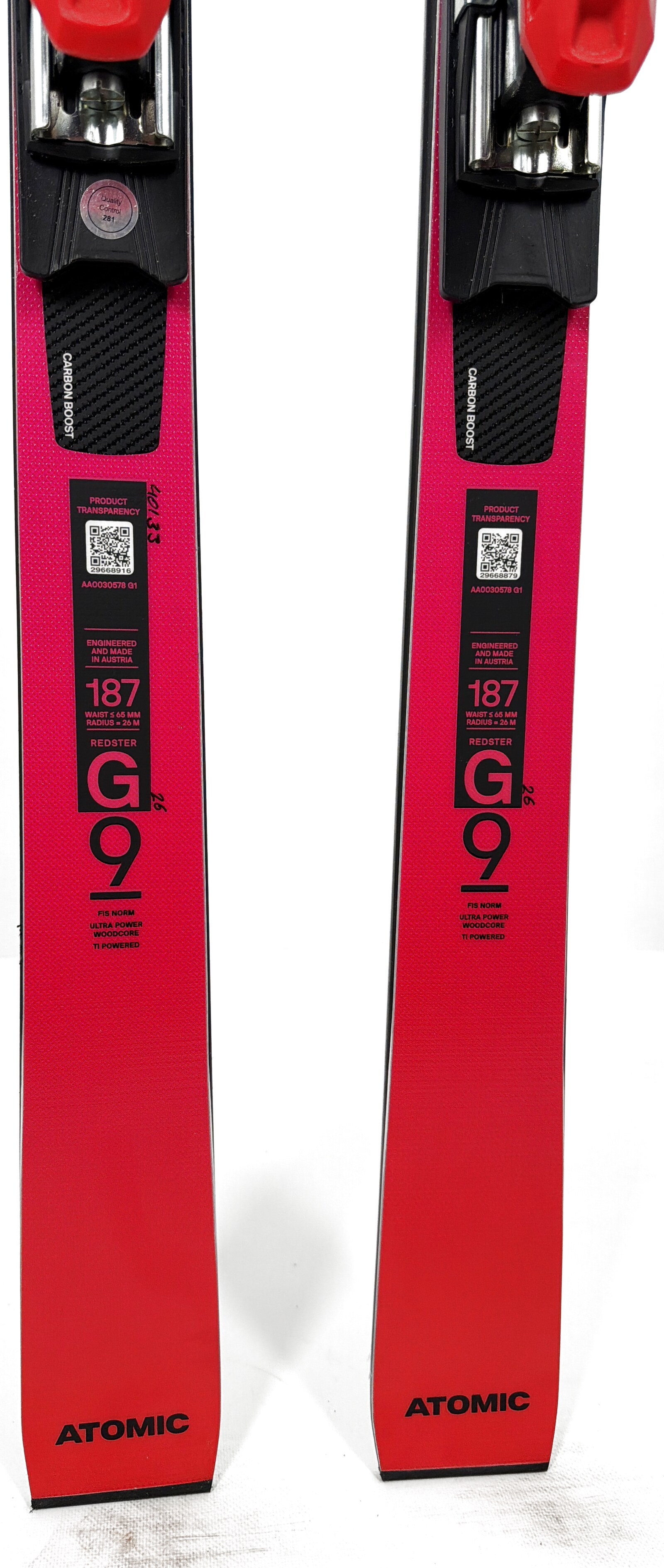 2027 Atomic Redster G9 FIS Revoshock Skis Tail