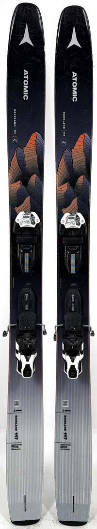 2024 Atomic Backland 117 Skis Topsheets