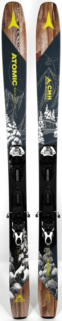 2023 Atomic Backland 107 CMH Edition Skis Topsheets
