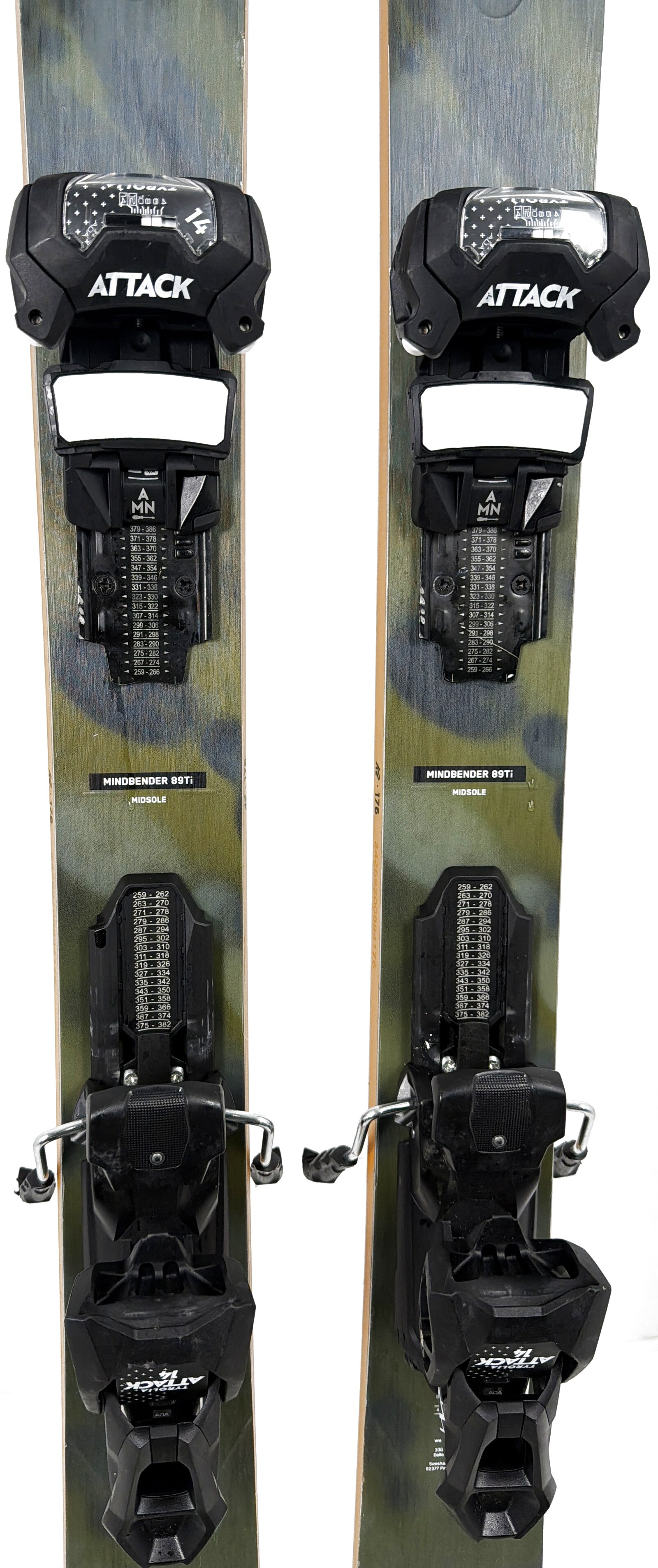 2026 K2 Mindbender 89Ti Skis Mid