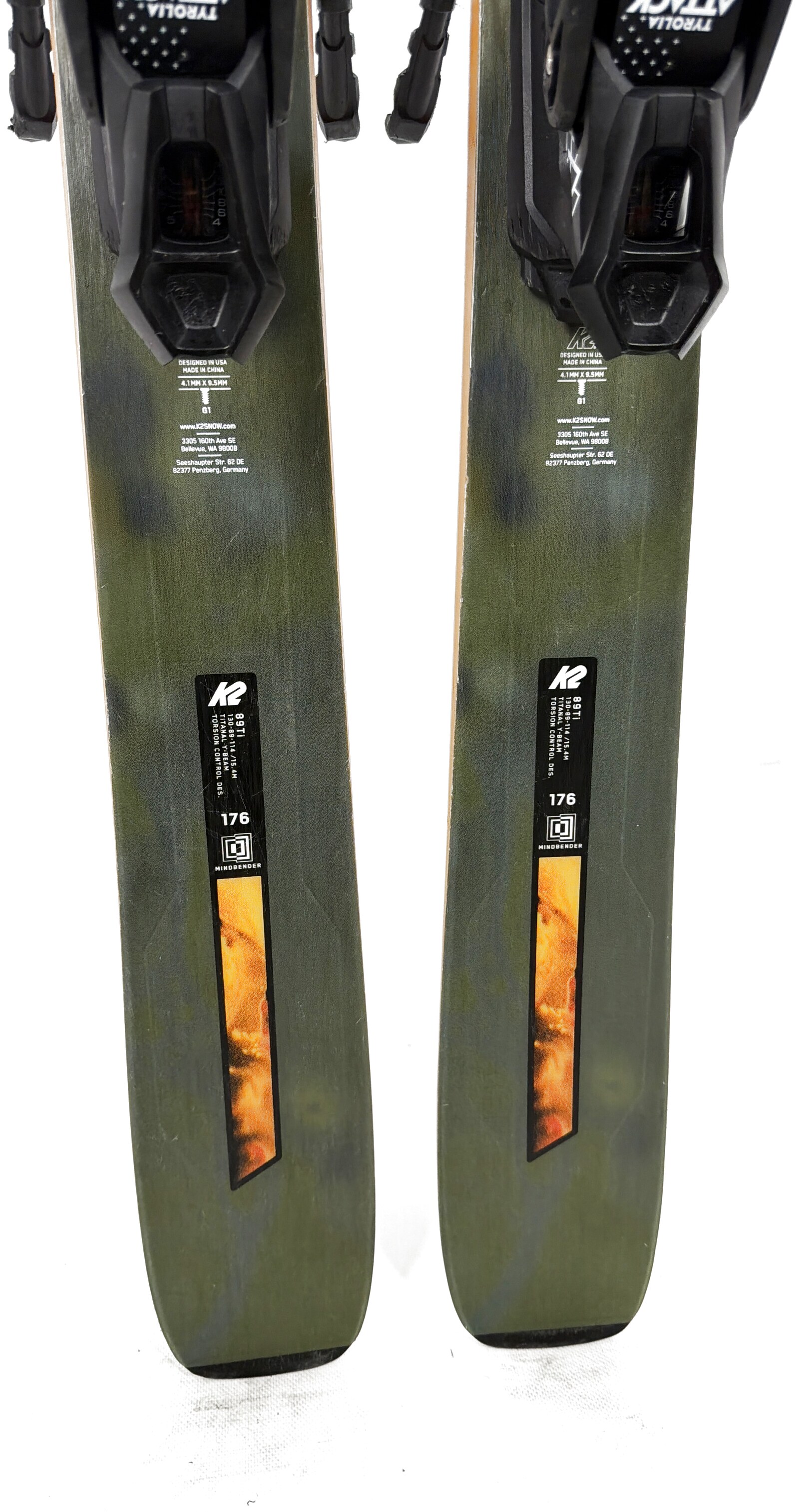 2026 K2 Mindbender 89Ti Skis Tail