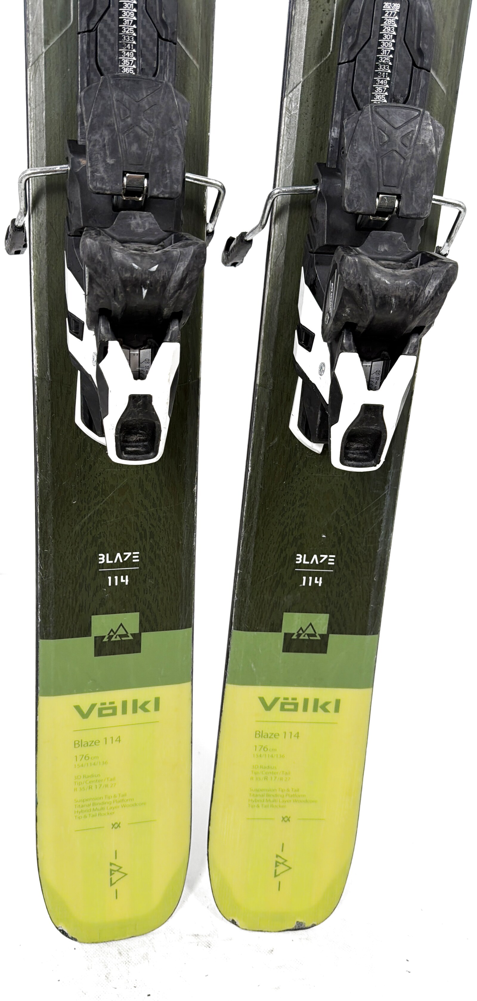 2024 Volkl Blaze 114 Skis Tail