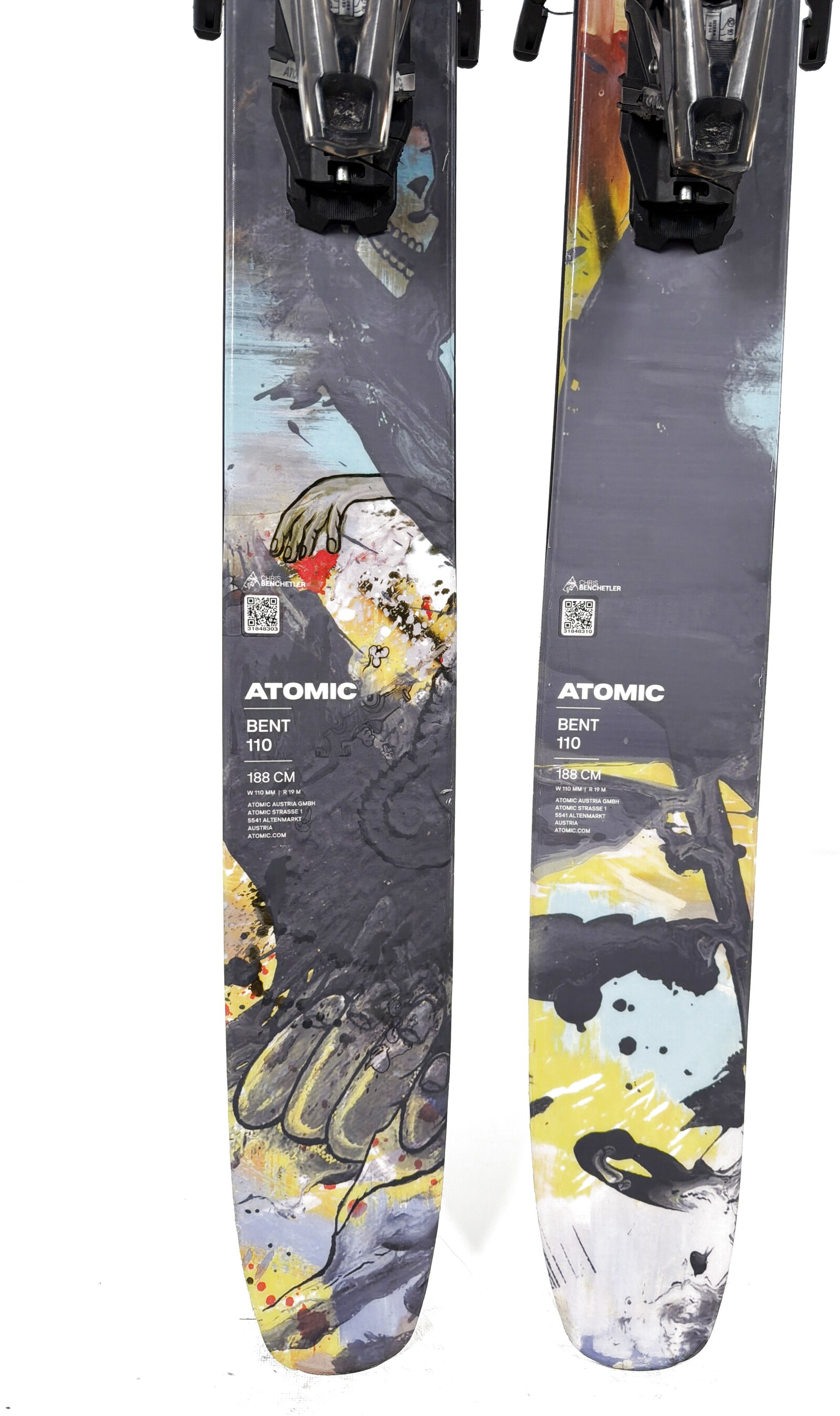 2027 Atomic Bent 110 Skis Tail