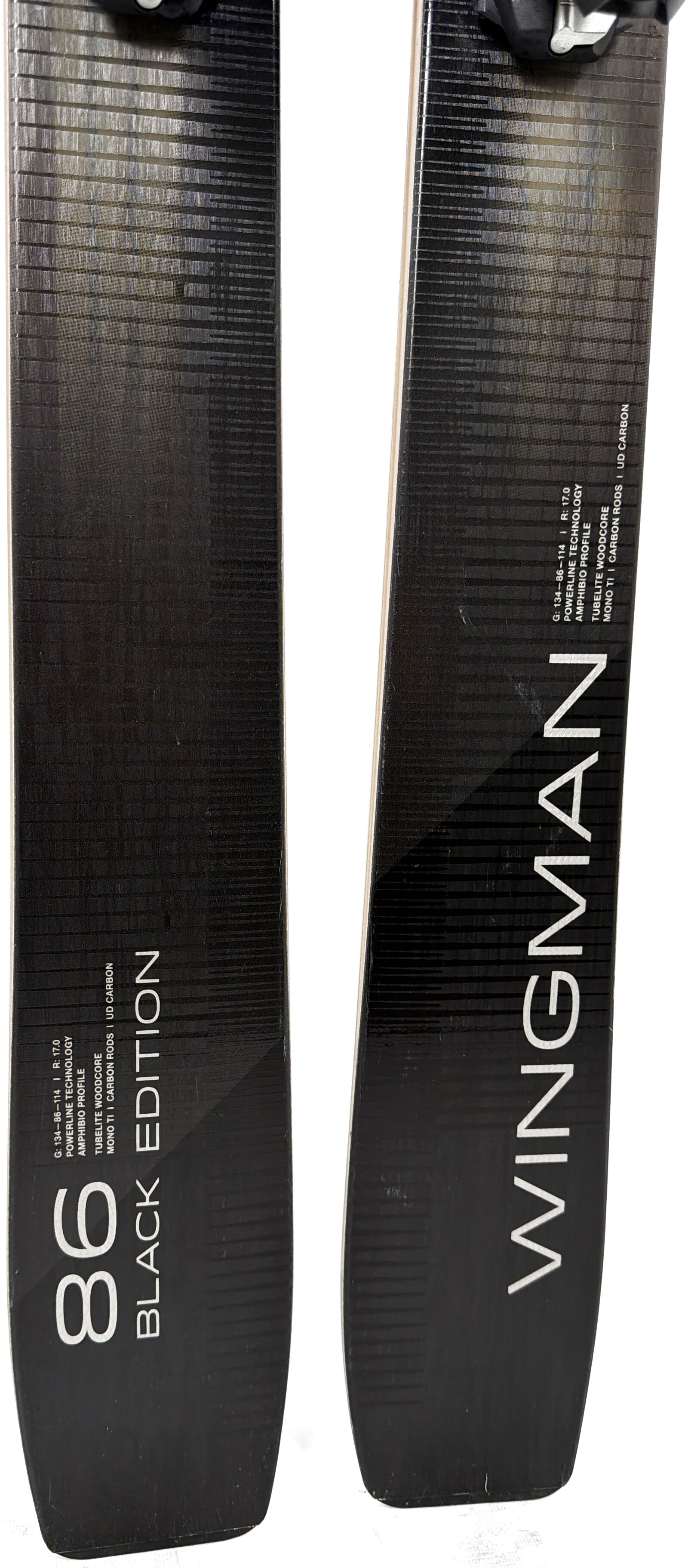 2027 Elan Wingman 86 Black Edition Skis Tail