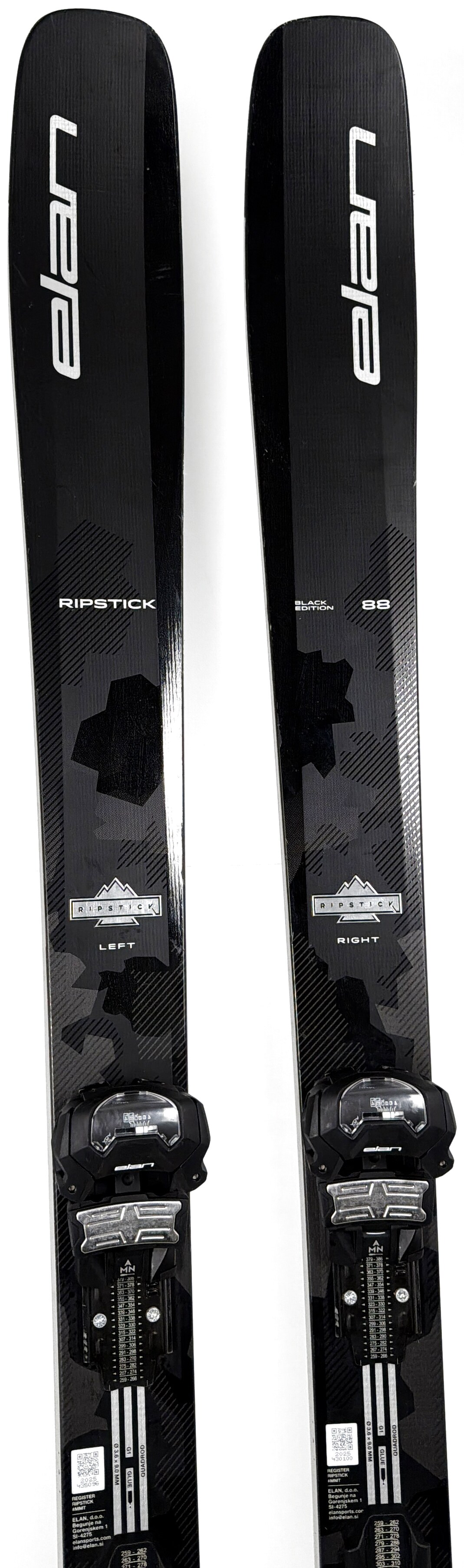 2027 Elan Ripstick 88 Black Edition Skis Tip