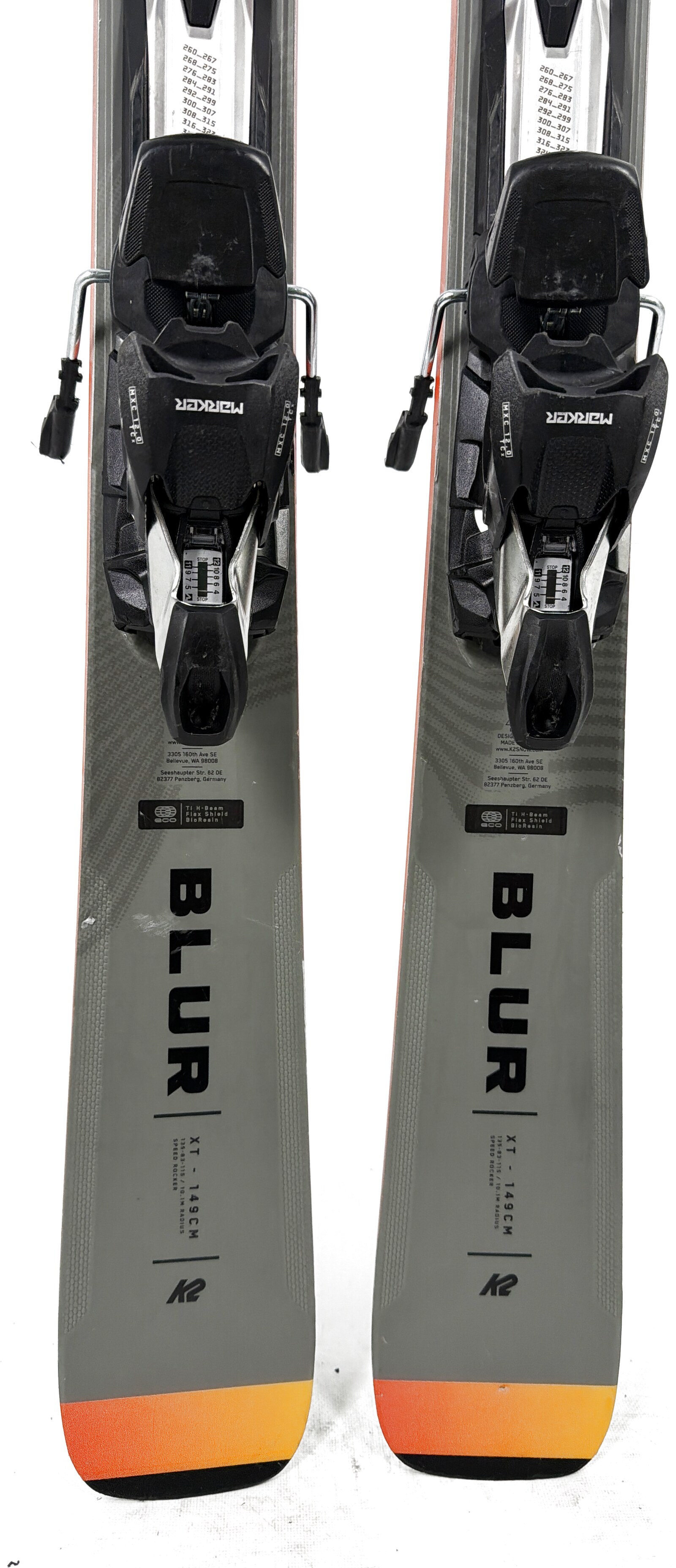 2026 K2 Blur XT Skis Tail