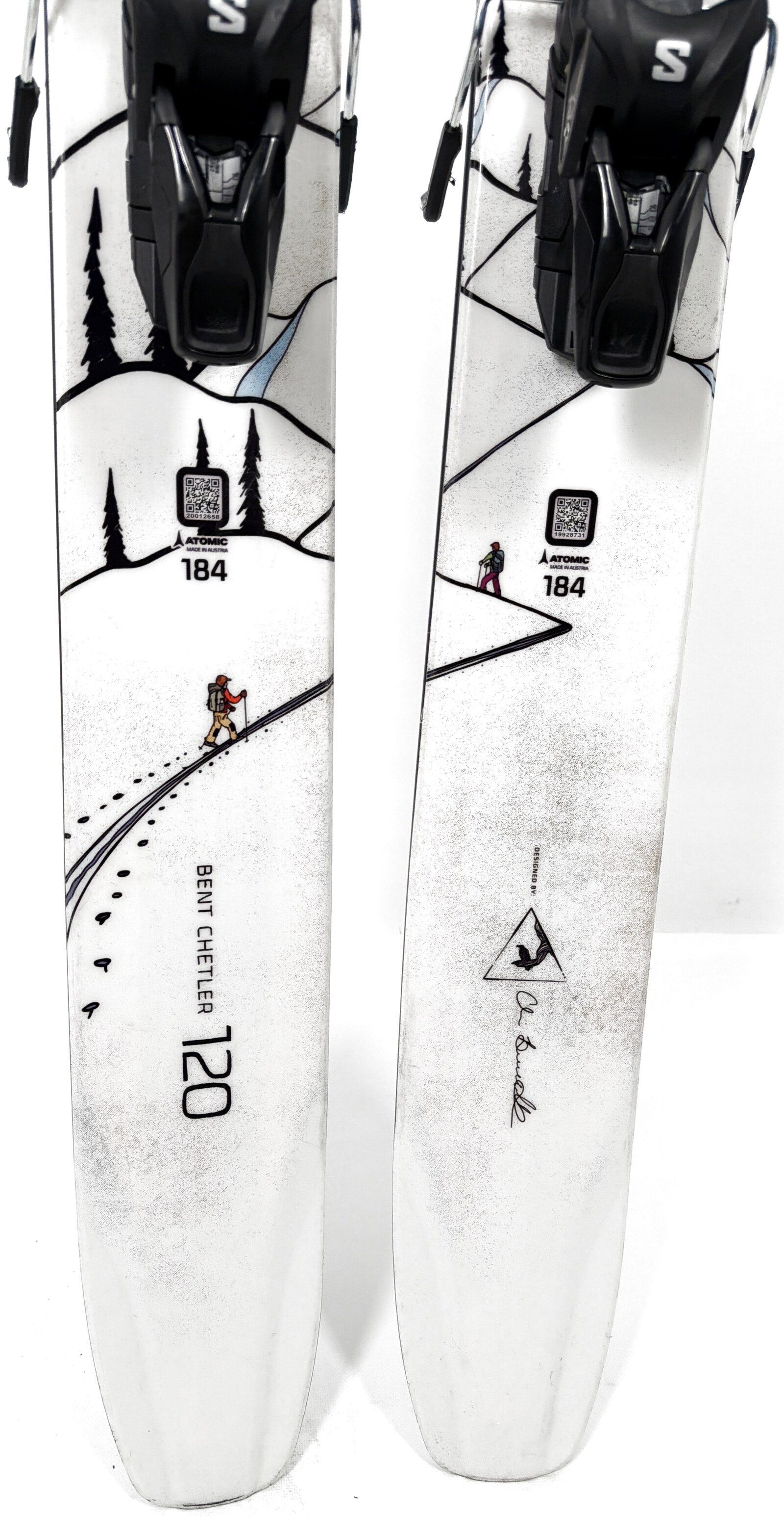 2021 Atomic Bent Chetler 120 Skis Tail