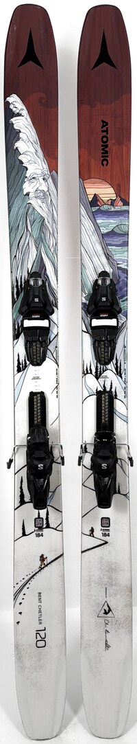 2021 Atomic Bent Chetler 120 Skis Topsheets